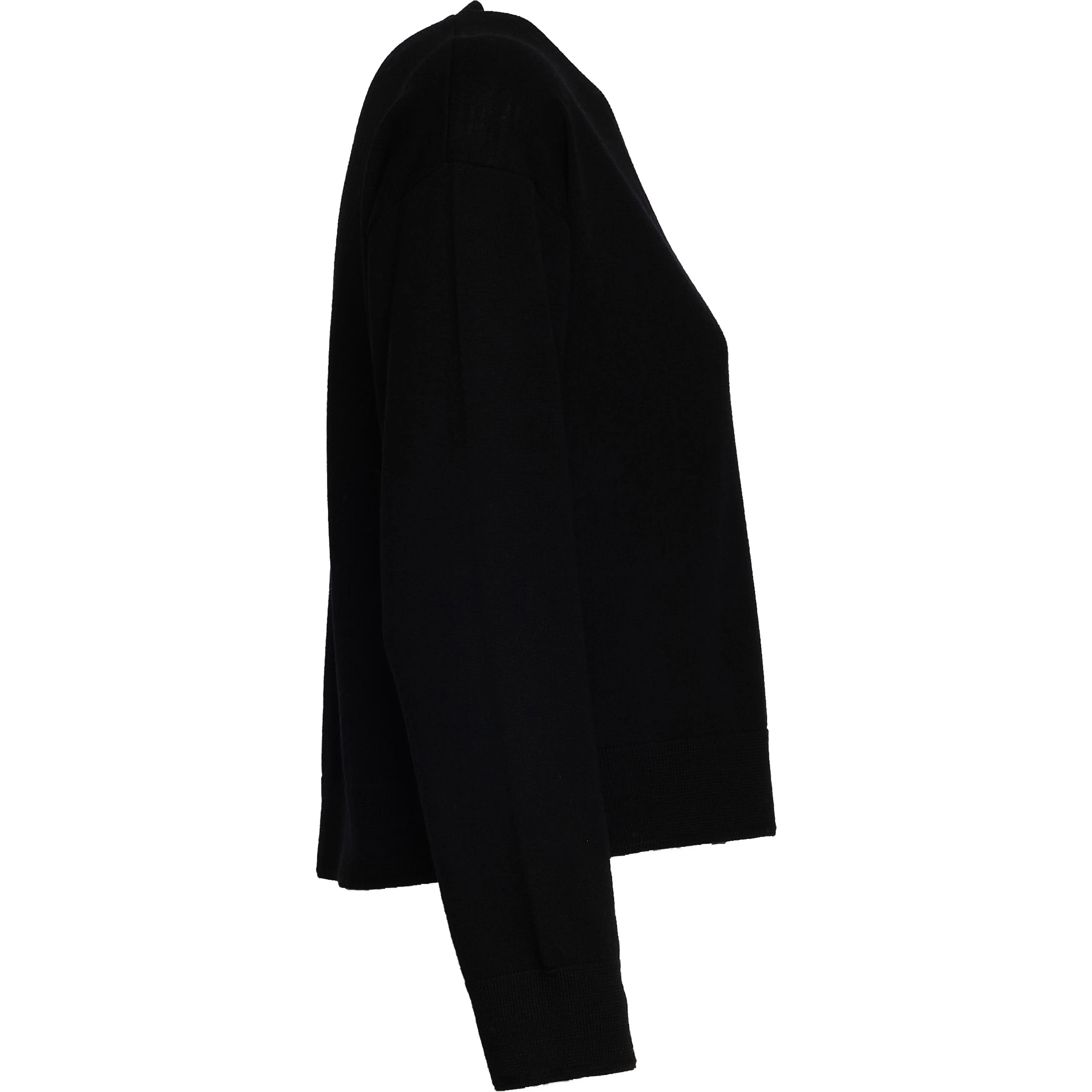 Cardigan Scollo V In Lana