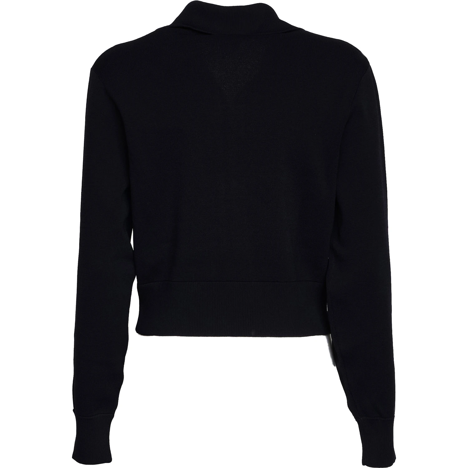 Giacca Lavorata A Maglia Stile Tennis Con Zip