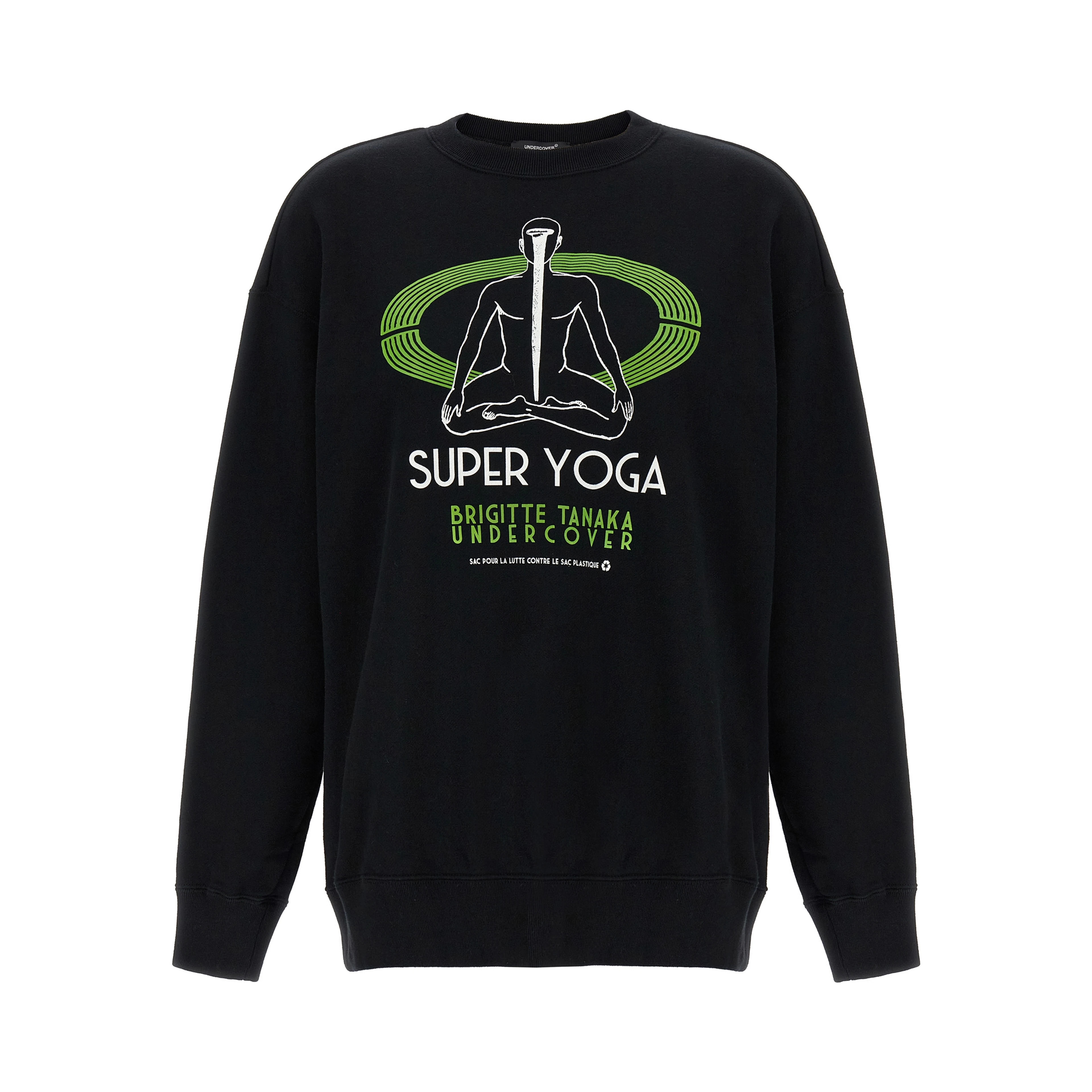 Black Cotton Sweatshirt