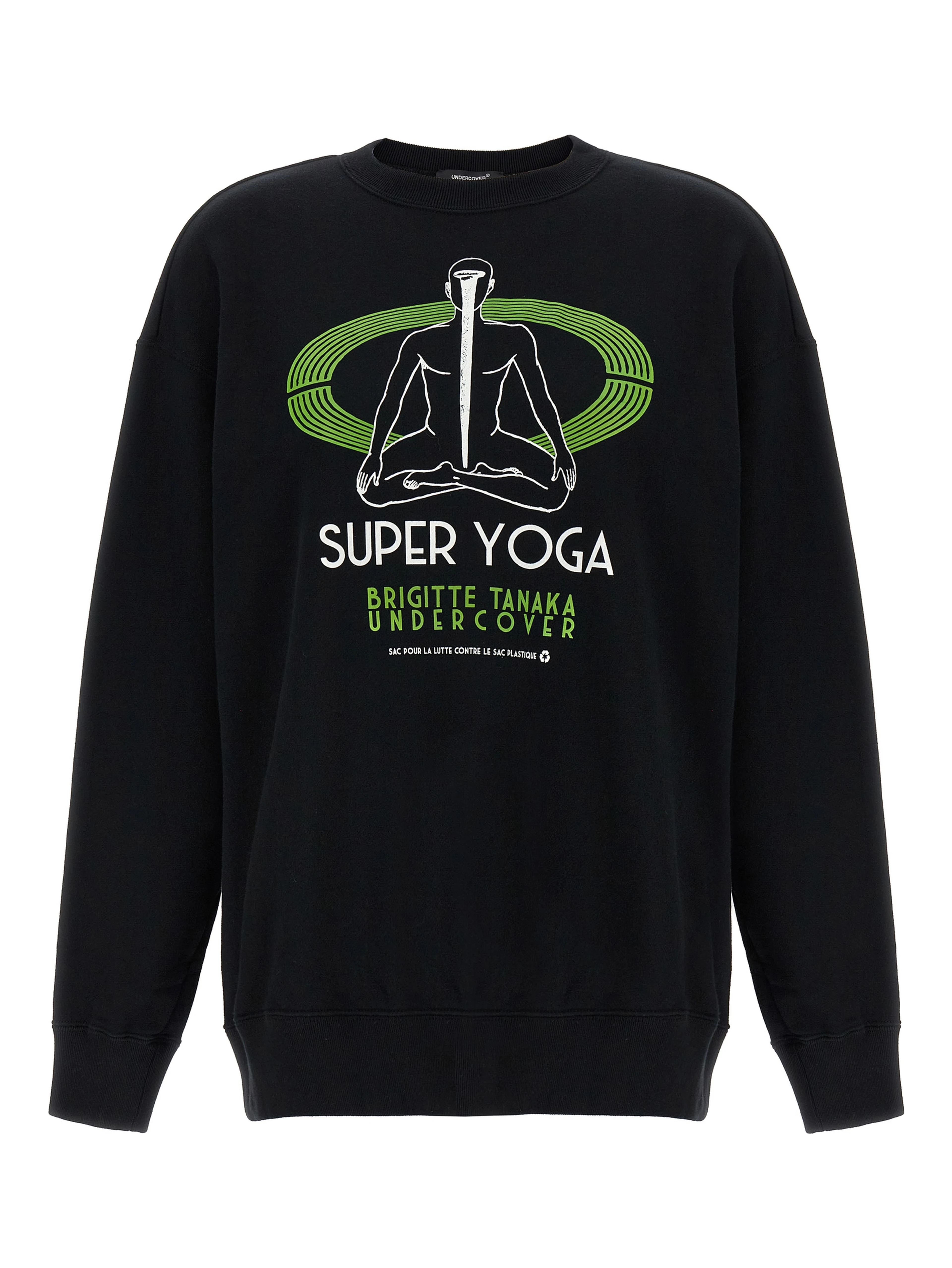 Black Cotton Sweatshirt