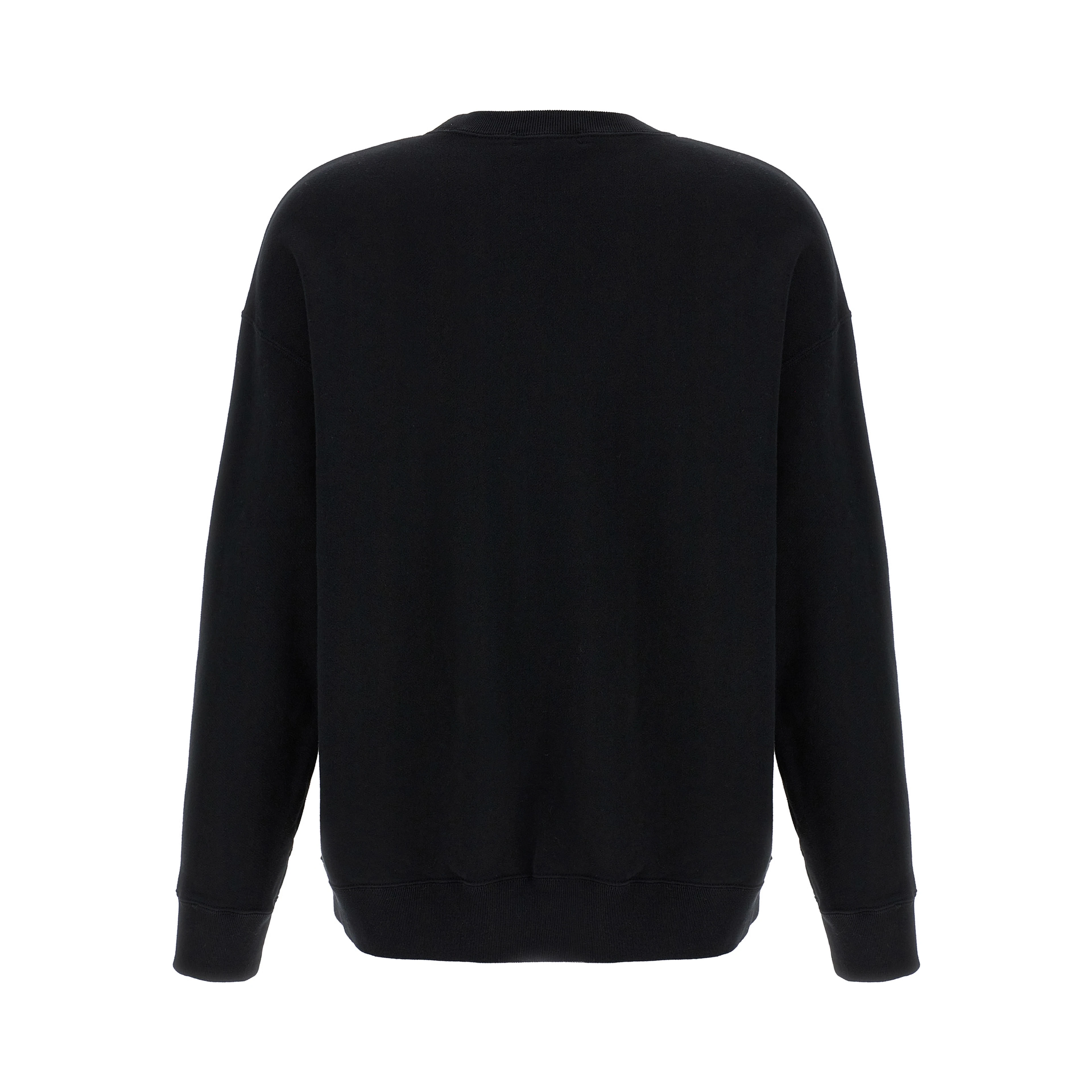Black Cotton Sweatshirt
