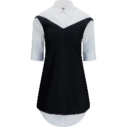 Black Wool Oves Aries Casual Dress