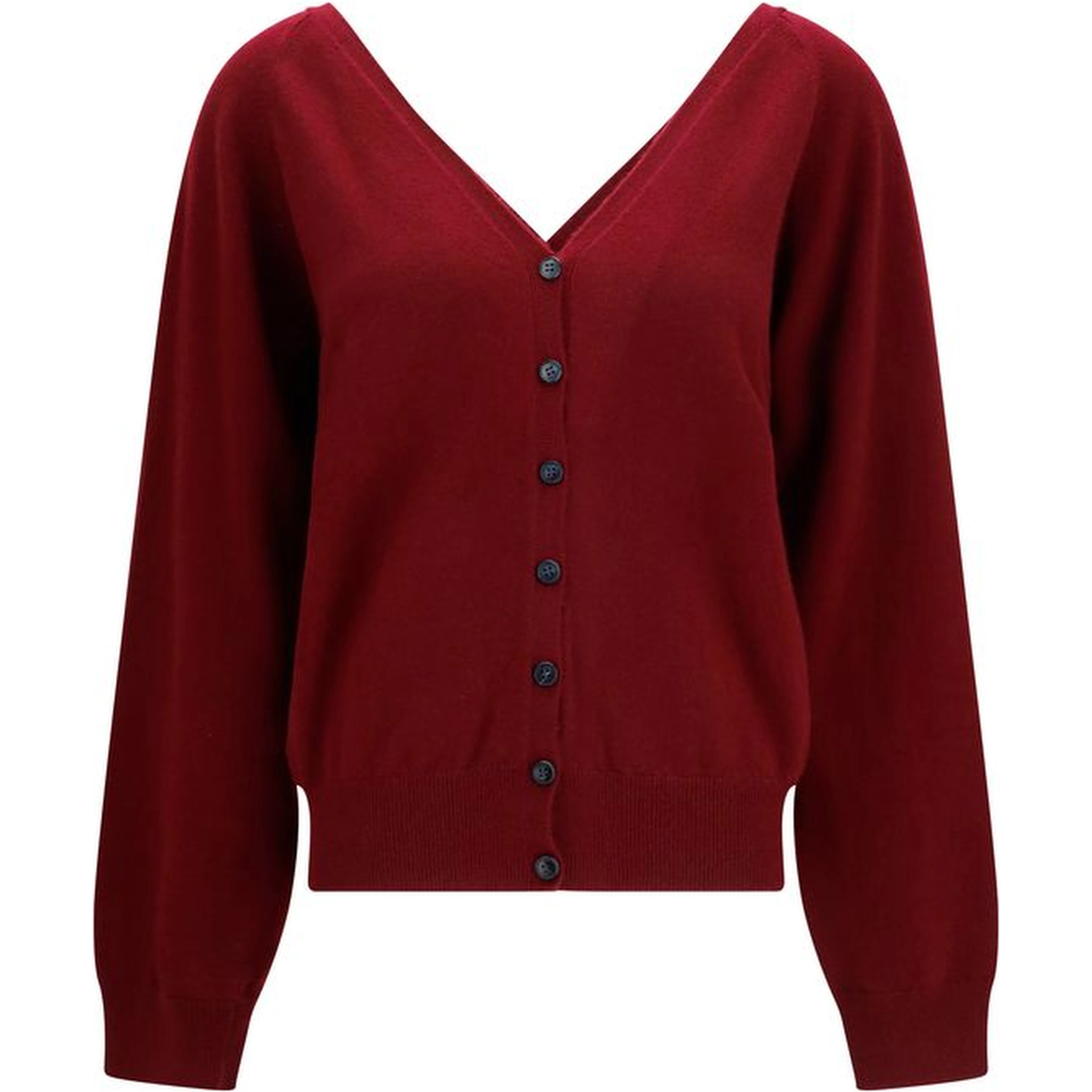 Bordeaux Cashmere Cardigan