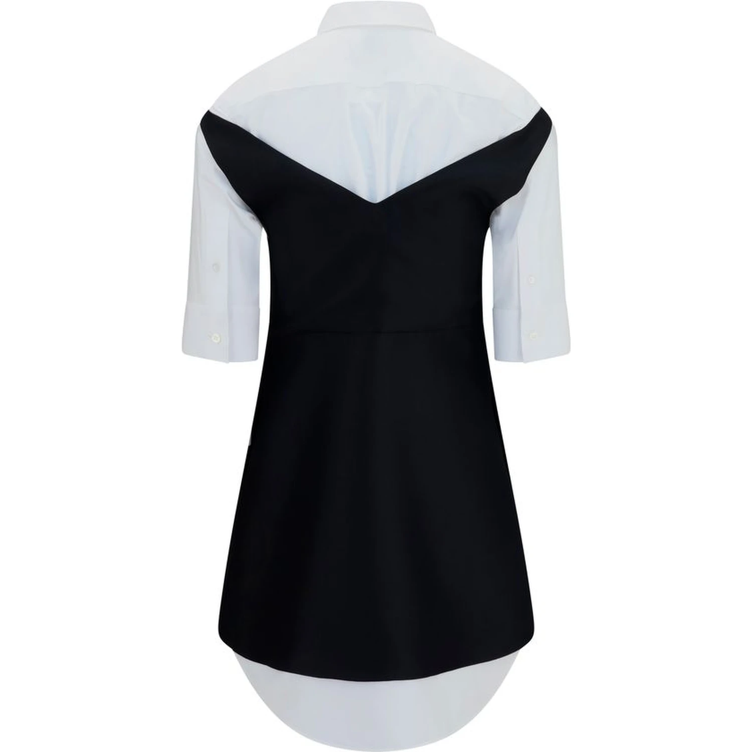 Black Wool Oves Aries Casual Dress