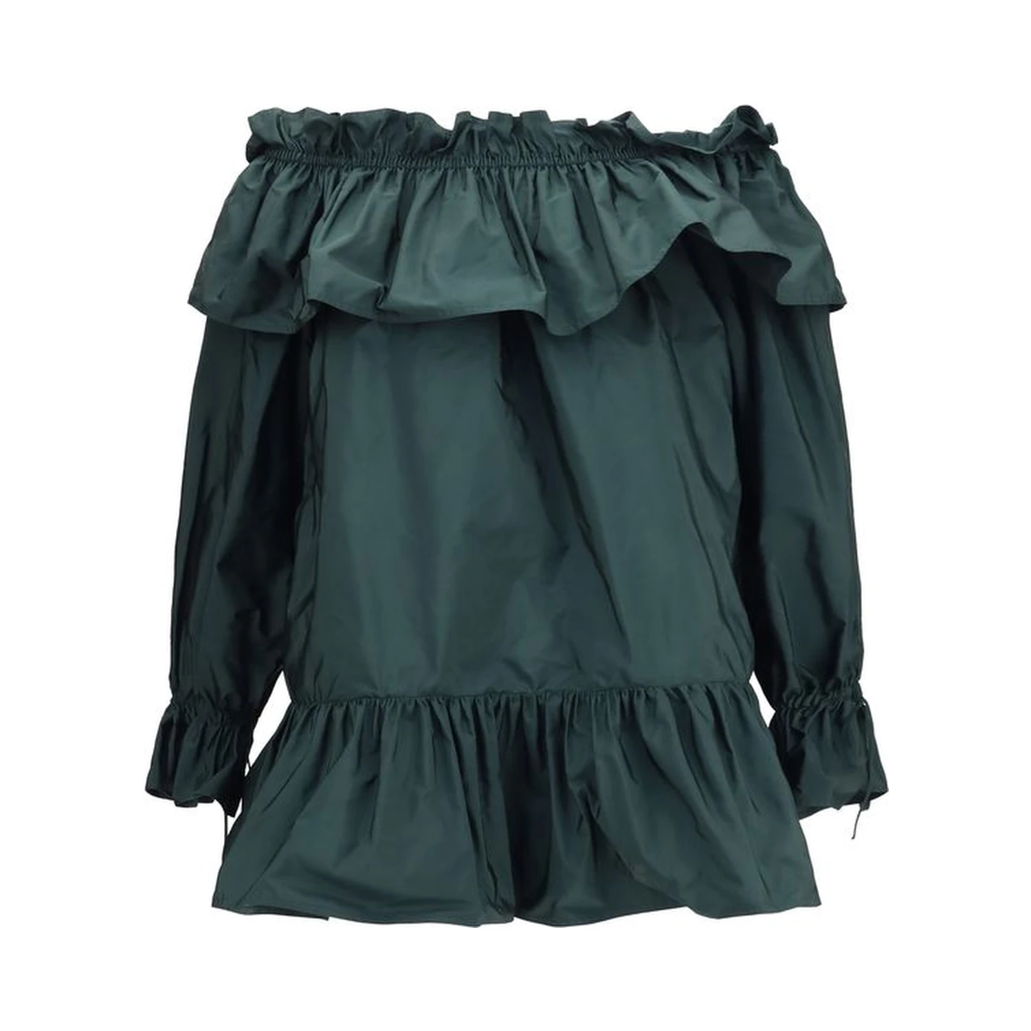 Bicolor Polyamide Casual Dress