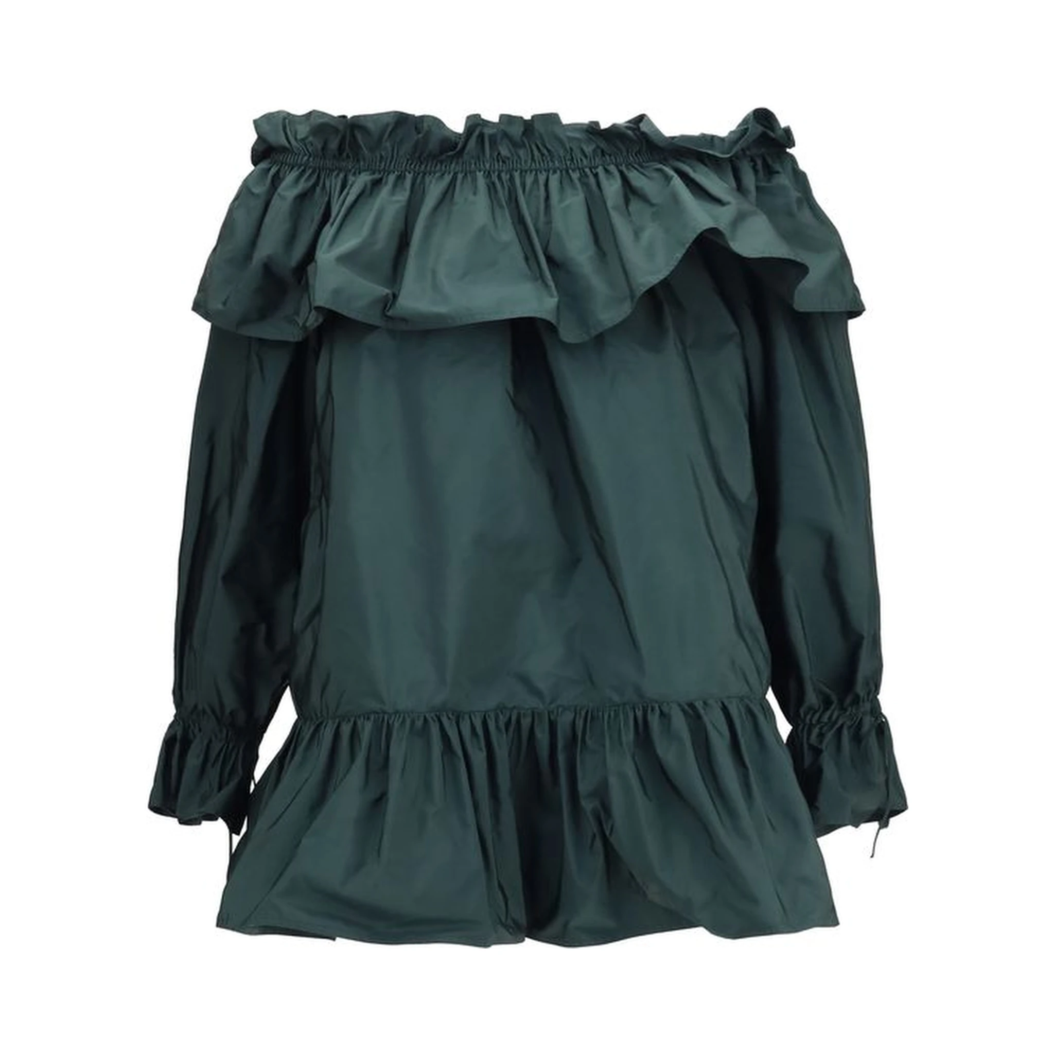 Bicolor Polyamide Casual Dress