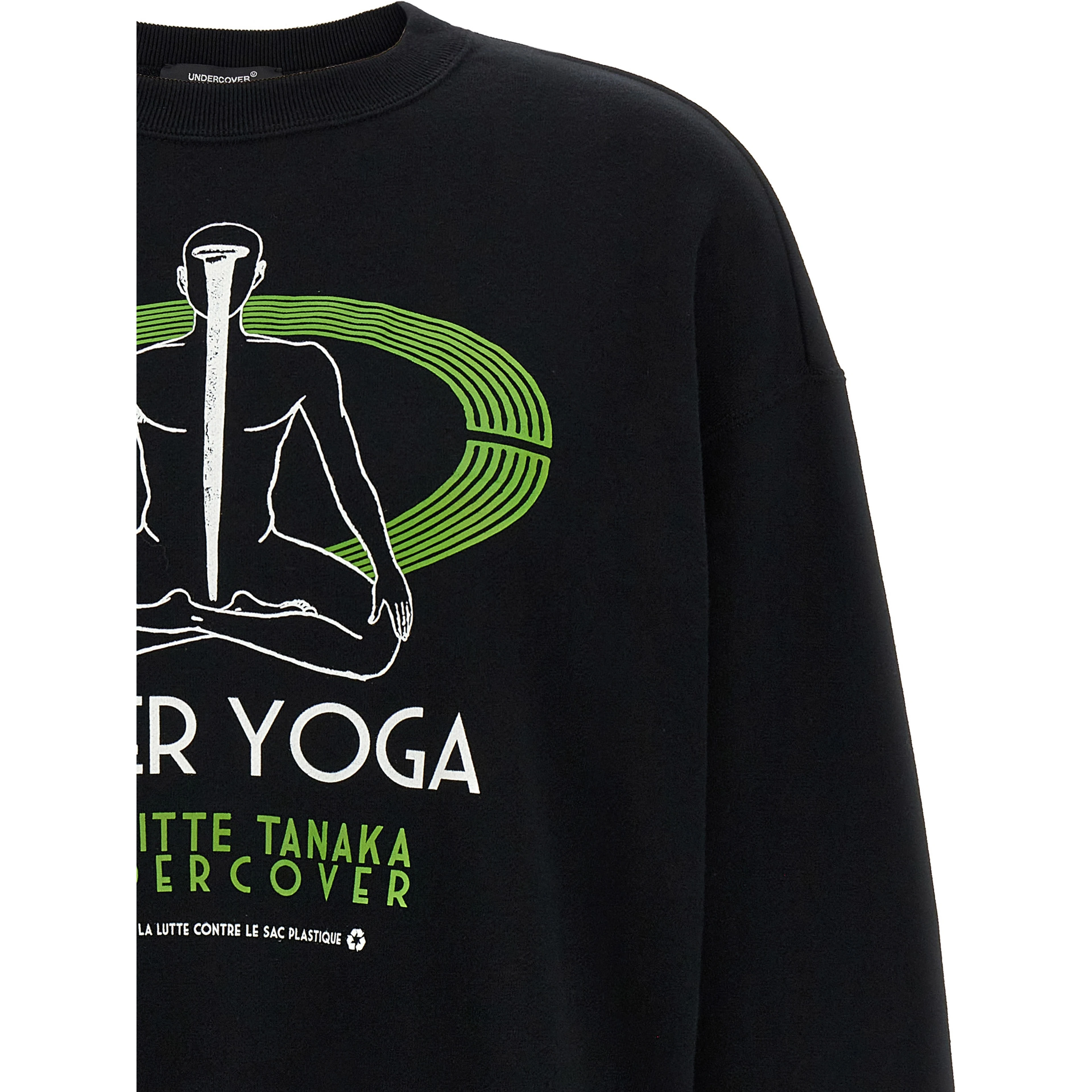Black Cotton Sweatshirt