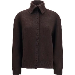 Brown Cashmere Cardigan