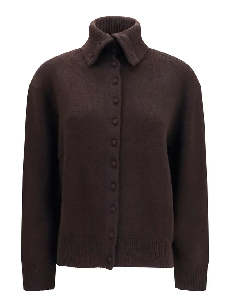 Brown Cashmere Cardigan
