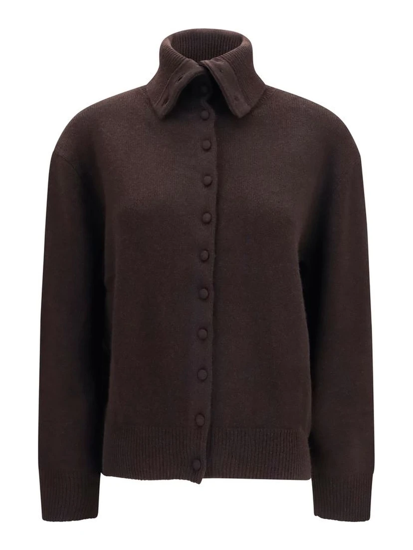 Brown Cashmere Cardigan