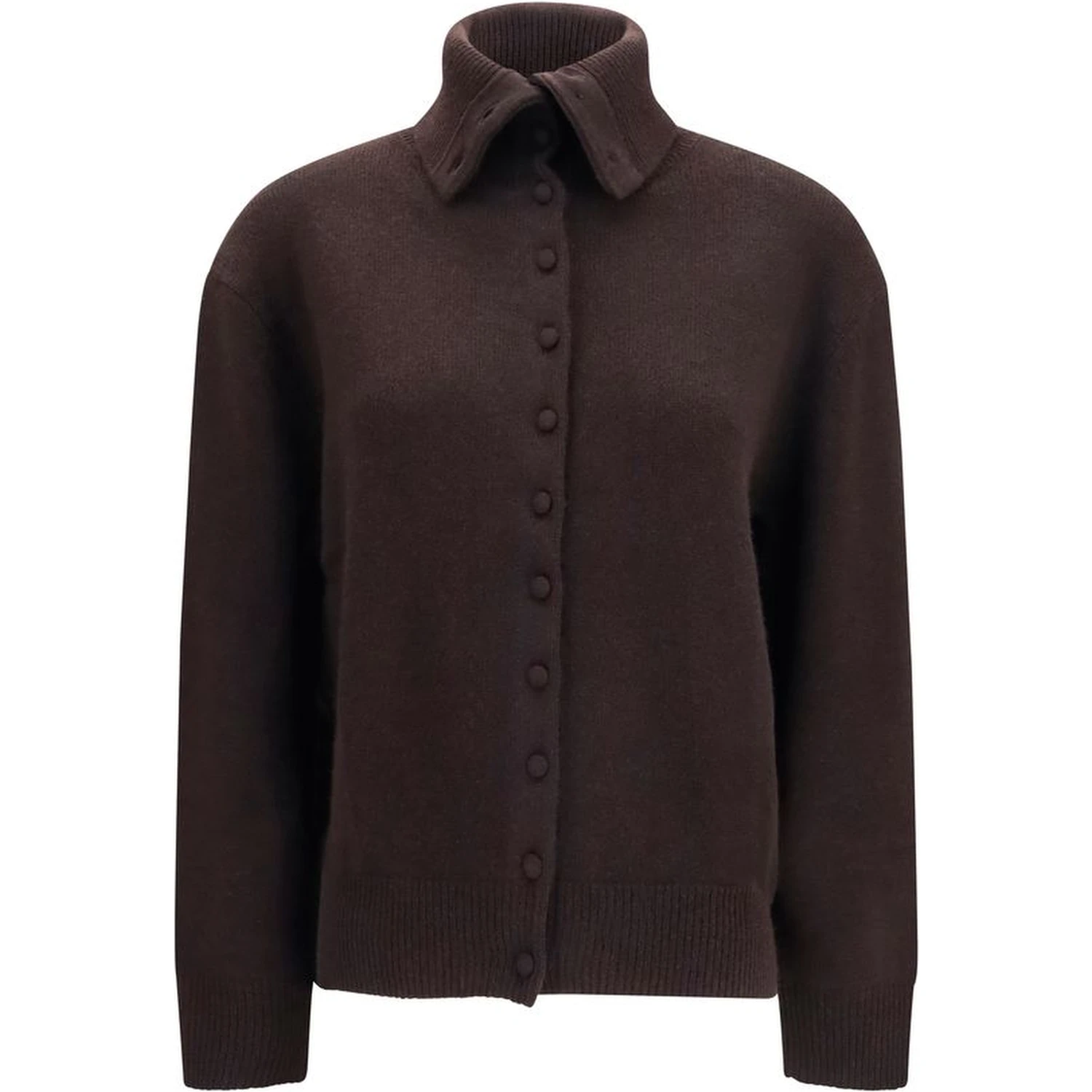 Brown Cashmere Cardigan