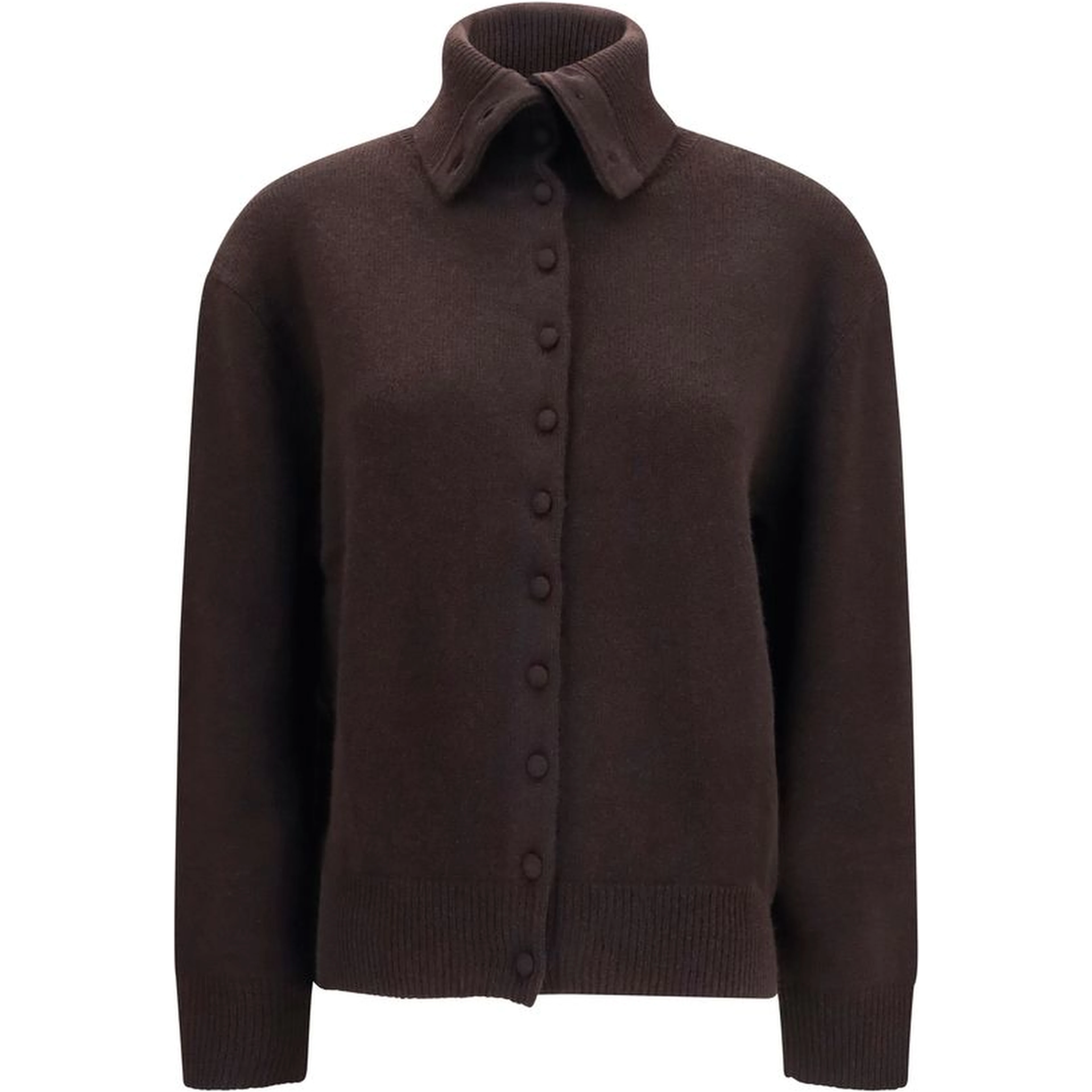 Brown Cashmere Cardigan