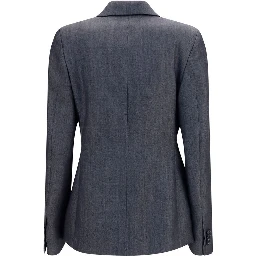 Gray Wool Oves Aries Blazer