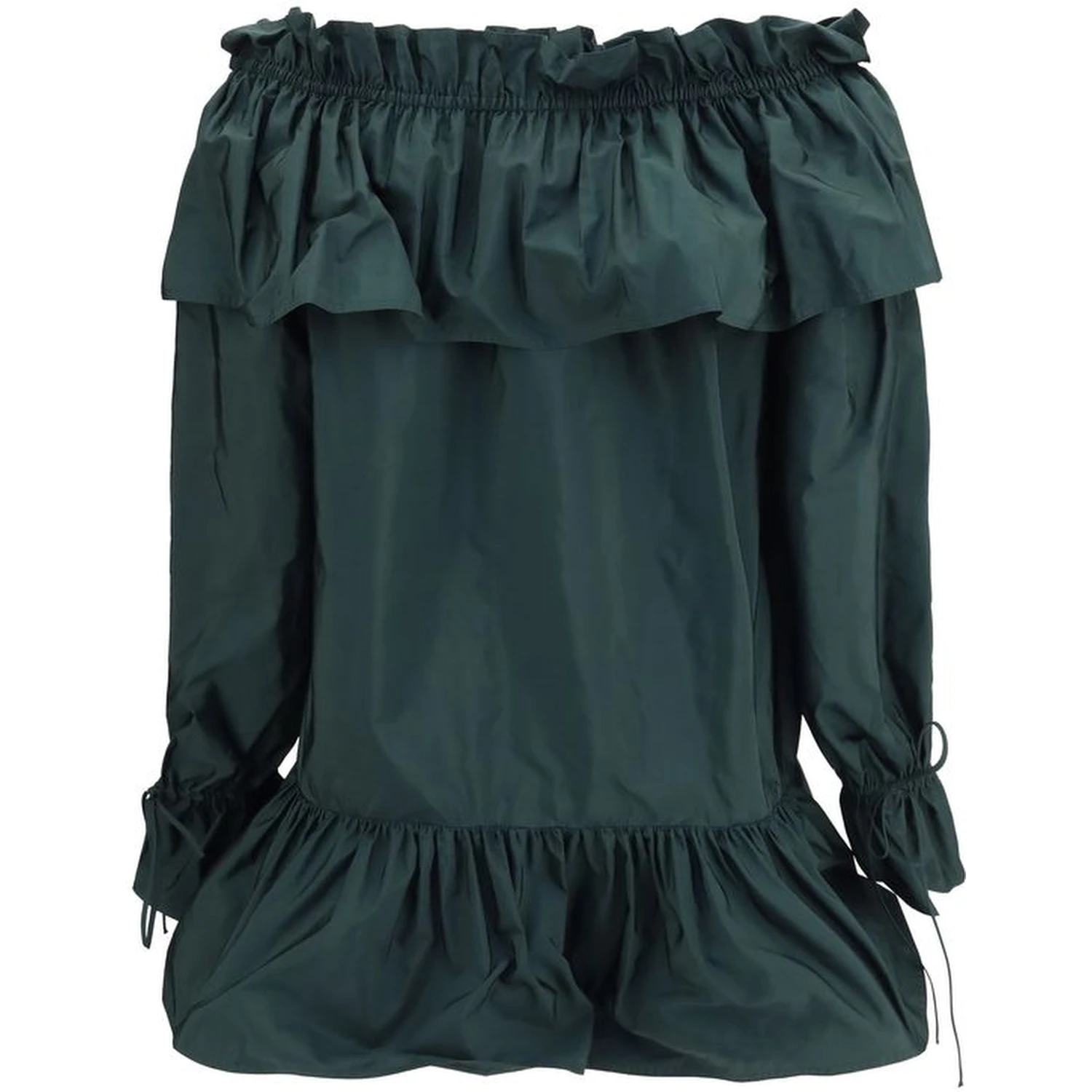 Bicolor Polyamide Casual Dress