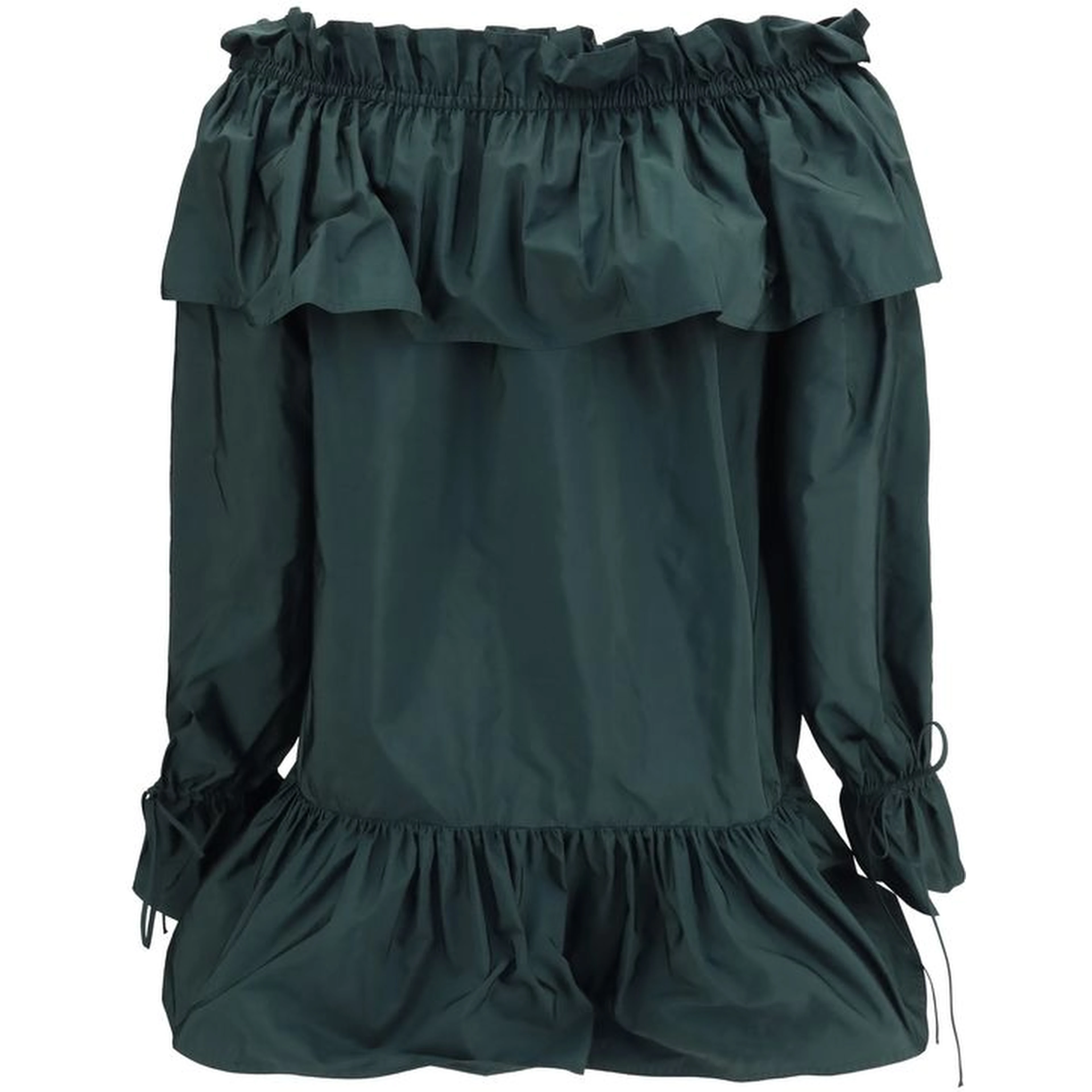 Bicolor Polyamide Casual Dress
