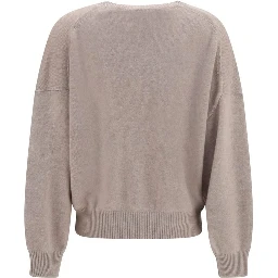 Beige Cashmere Sweater