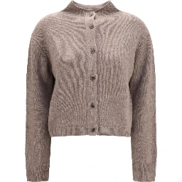 Beige Cashmere Cardigan