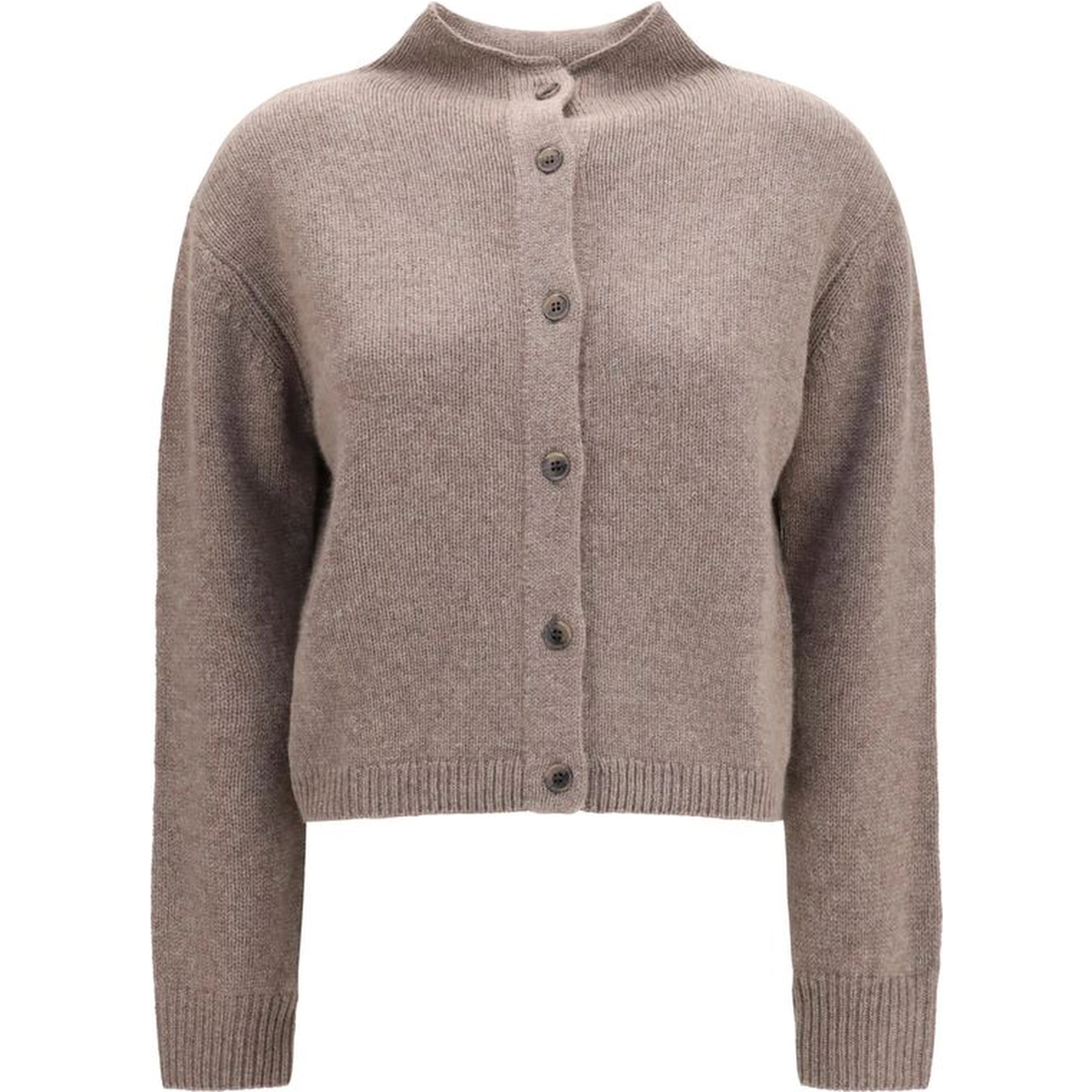 Beige Cashmere Cardigan