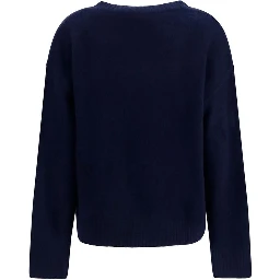 Blue Cashmere Sweatshirt