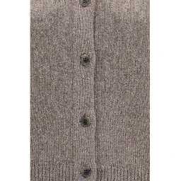 Beige Cashmere Cardigan