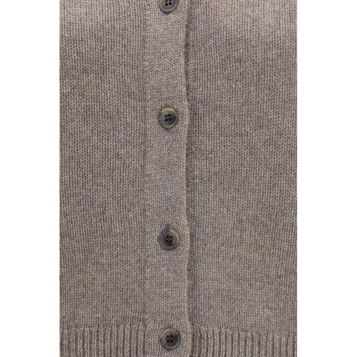 Beige Cashmere Cardigan