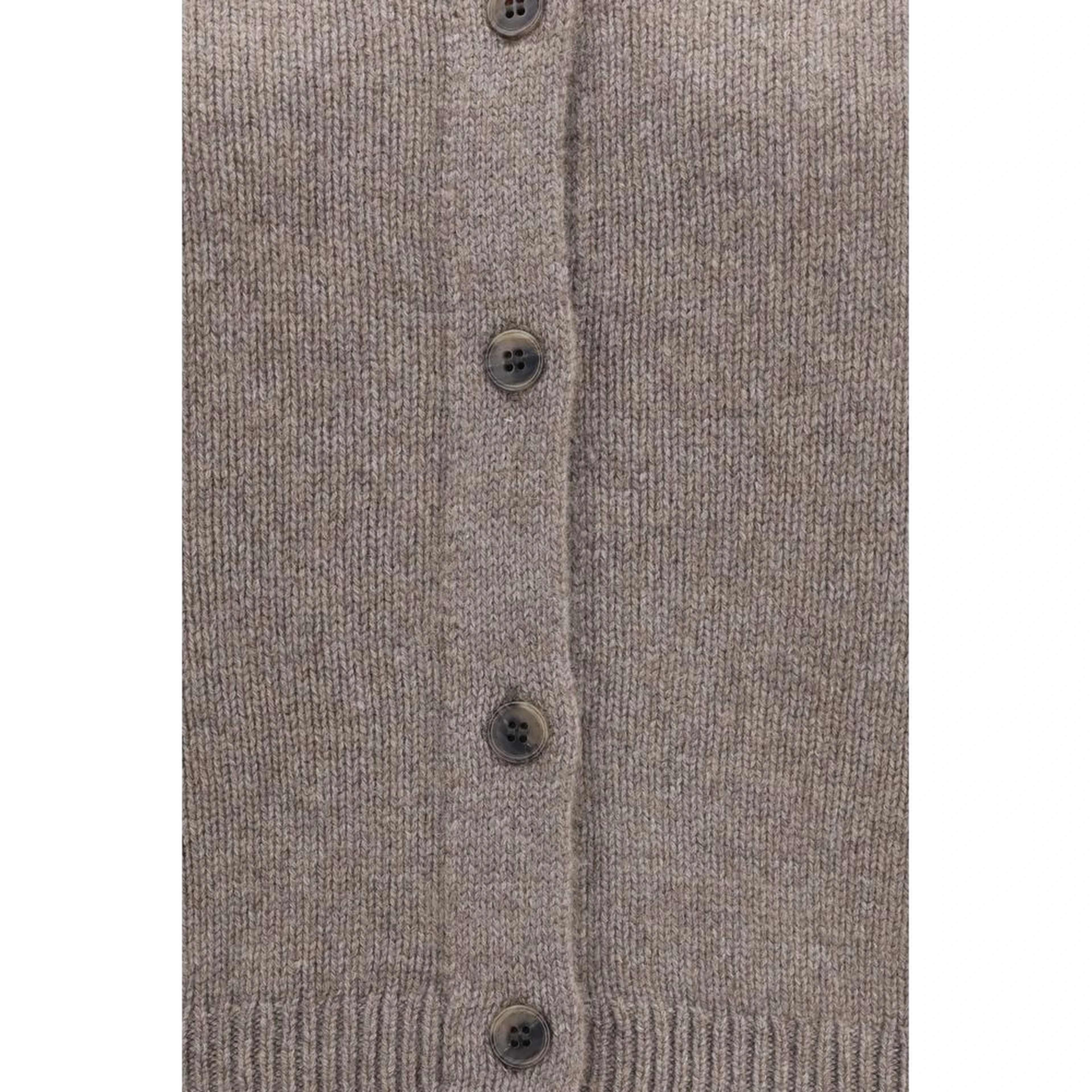 Beige Cashmere Cardigan