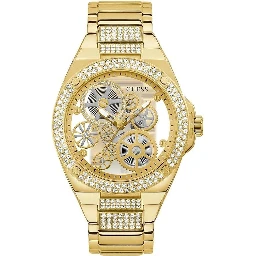Gold Stainless Steel Dress Watch