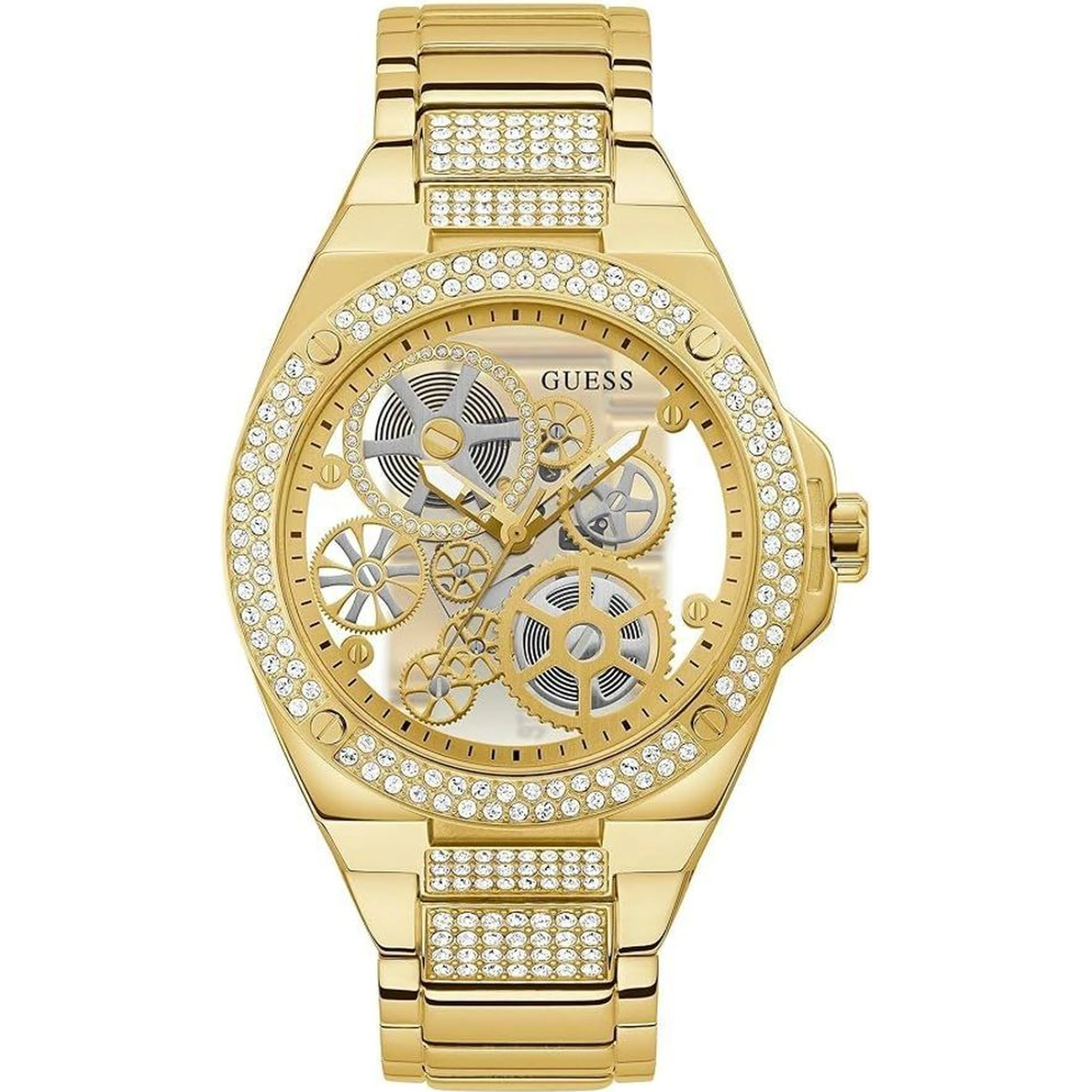 Gold Stainless Steel Dress Watch