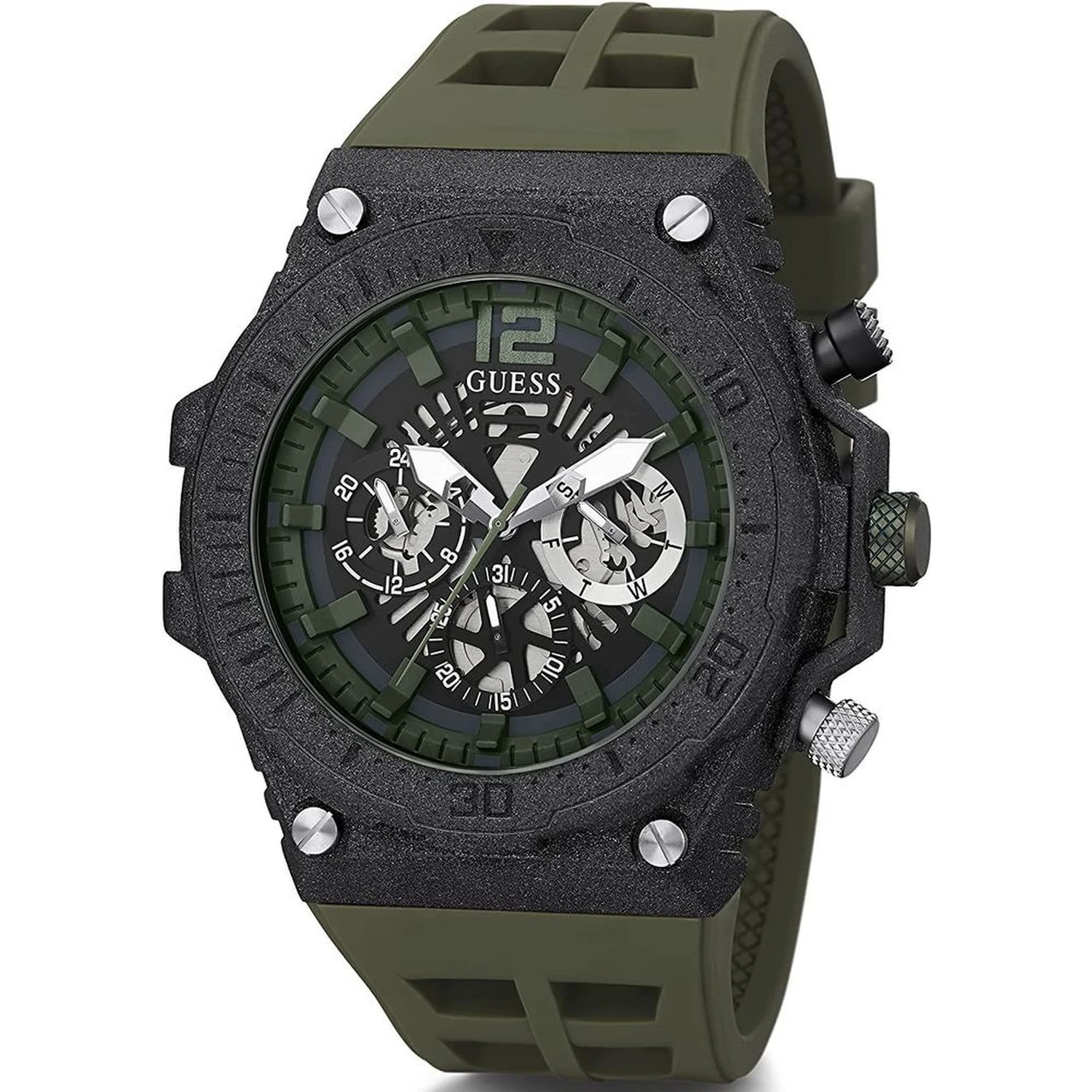 Bicolor Synthetic Sport Watch