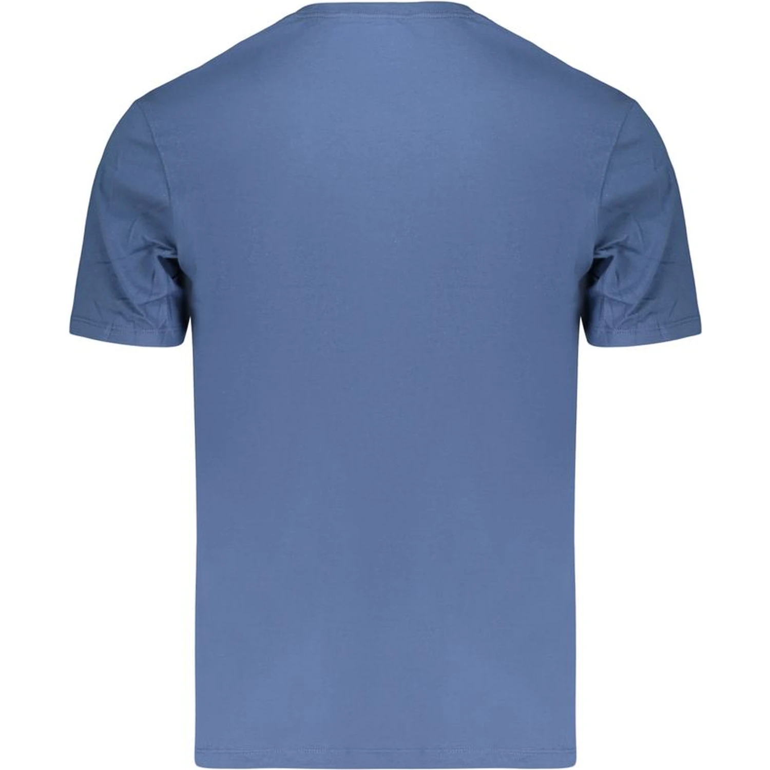 Blue Cotton Men's T-Shirt