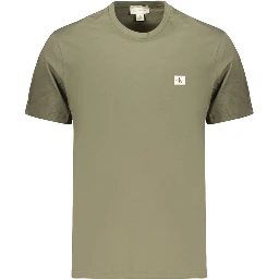 Green Cotton Men's T-Shirt