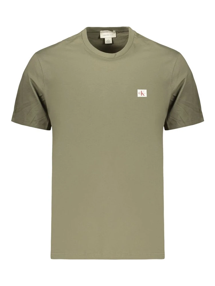 Green Cotton Men's T-Shirt