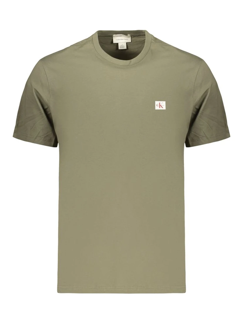 Green Cotton Men's T-Shirt