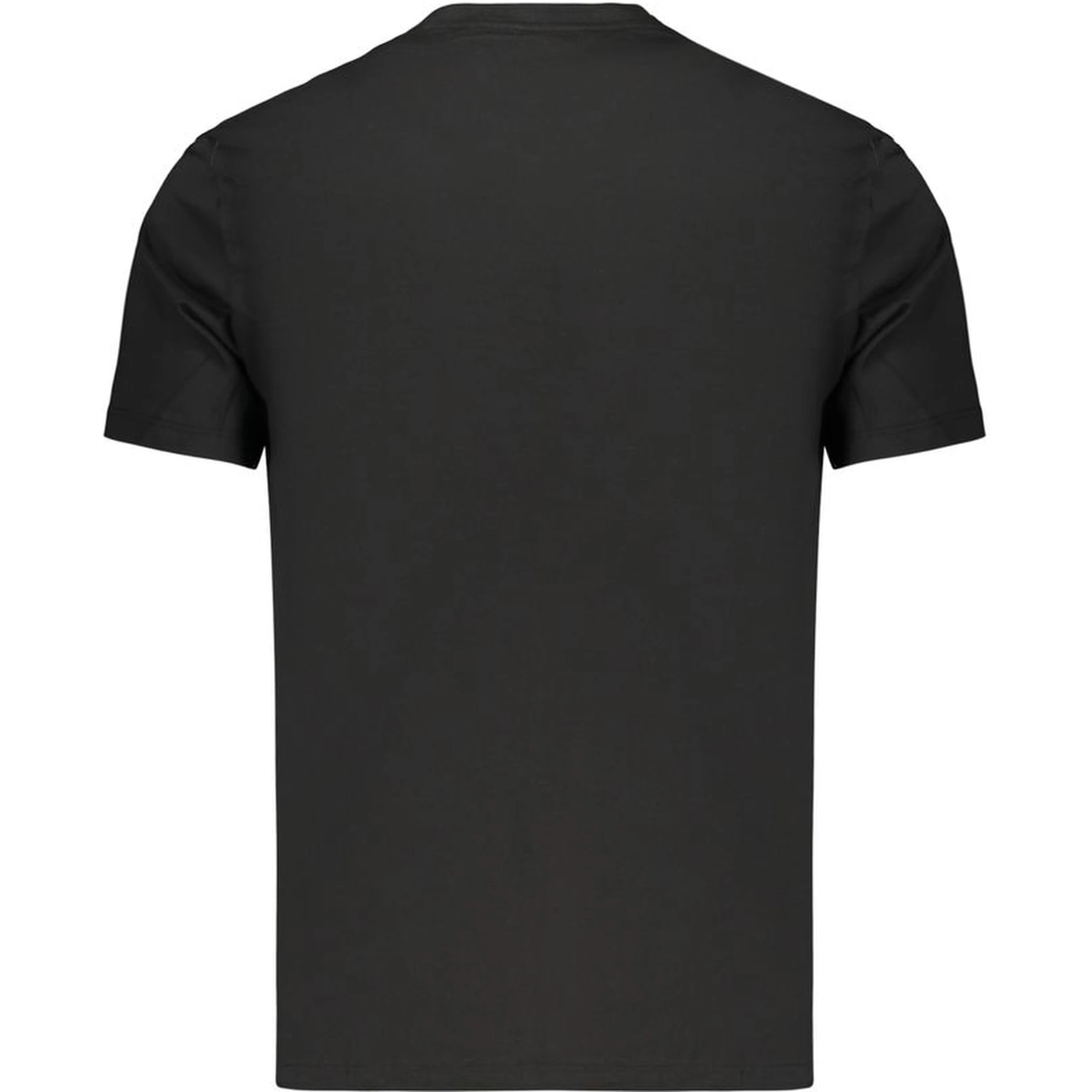 Black Cotton Men's T-Shirt