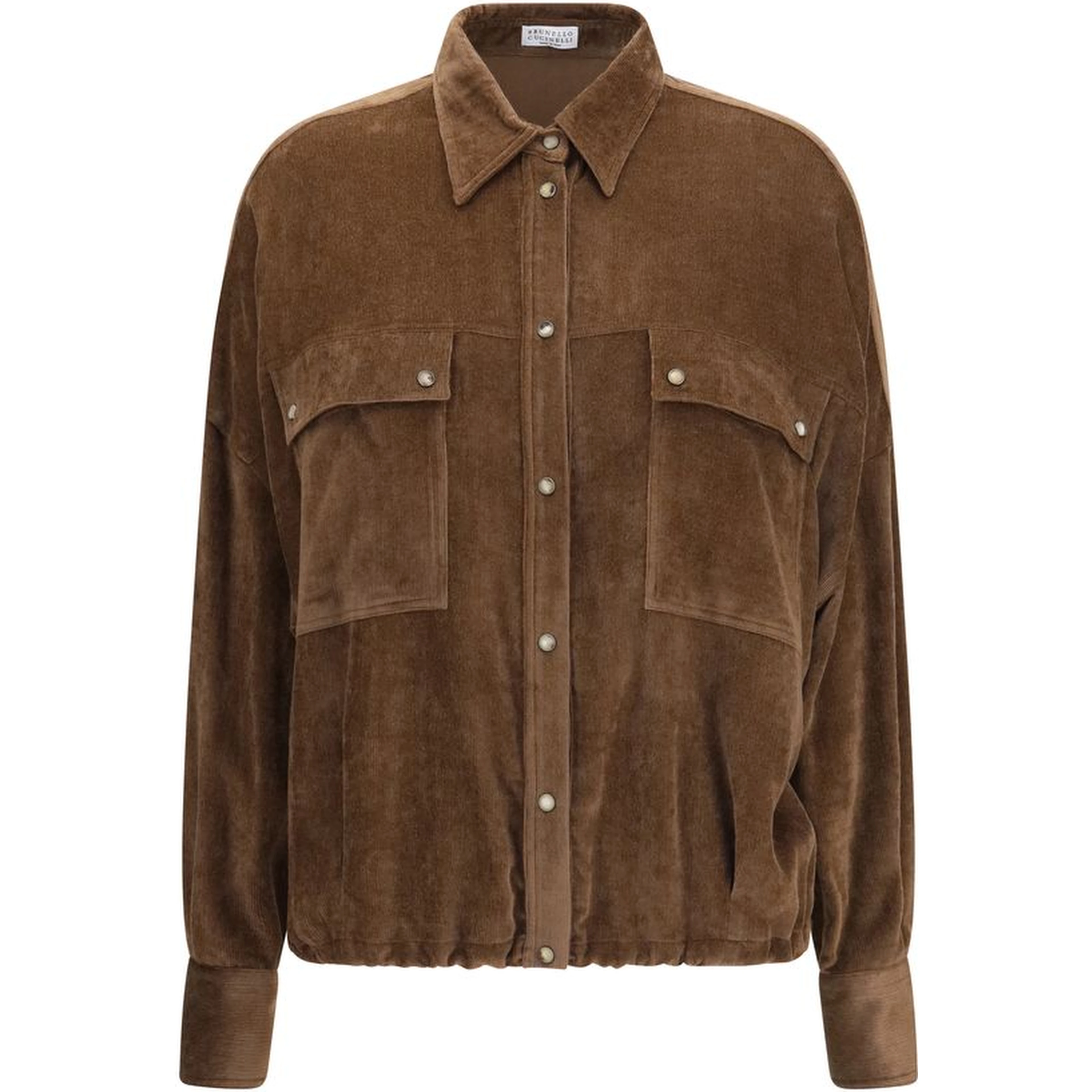 Brown Viscose Pattern Shirt