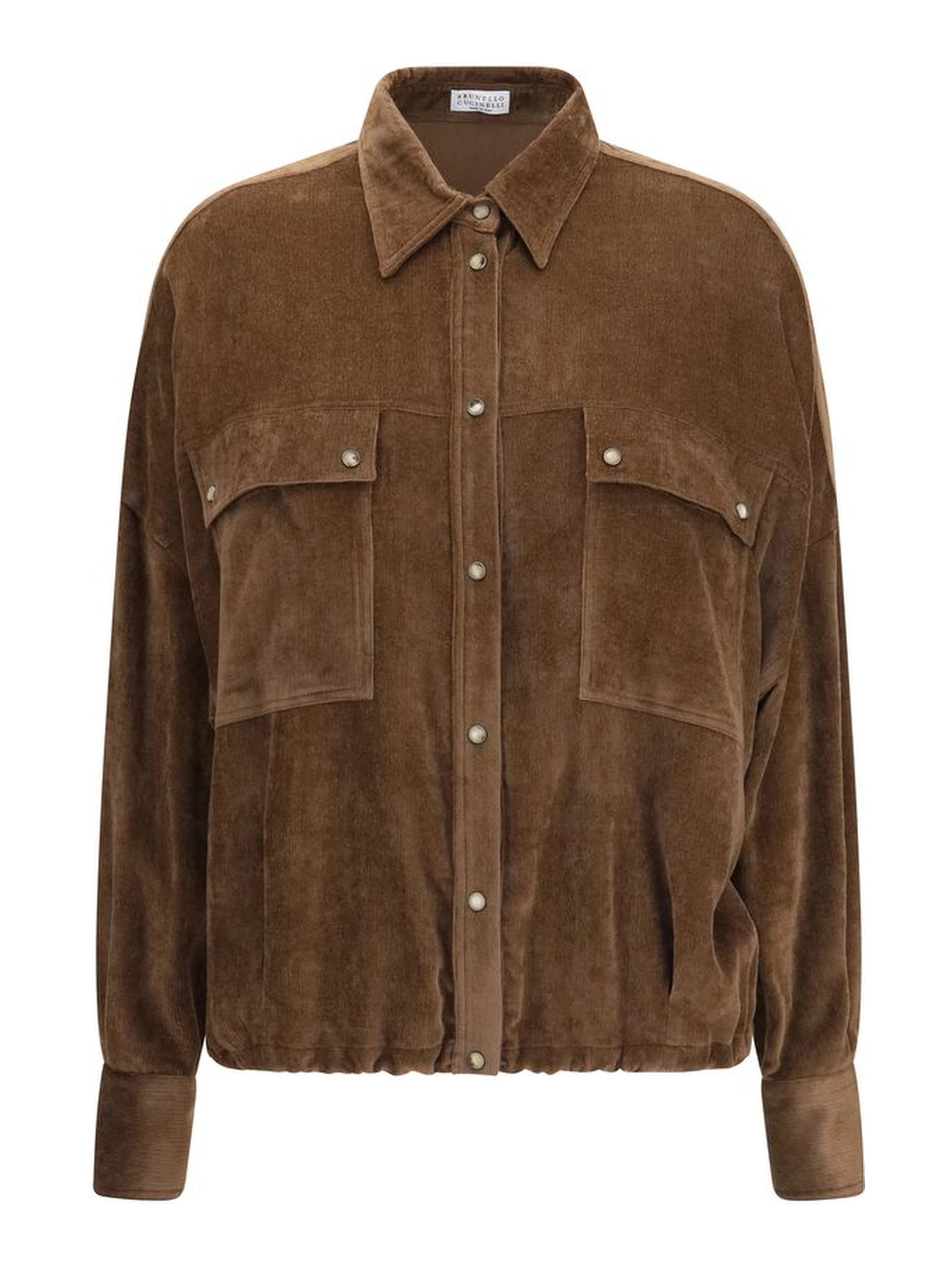 Brown Viscose Pattern Shirt