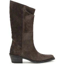 Brown Leather Ankle Boots