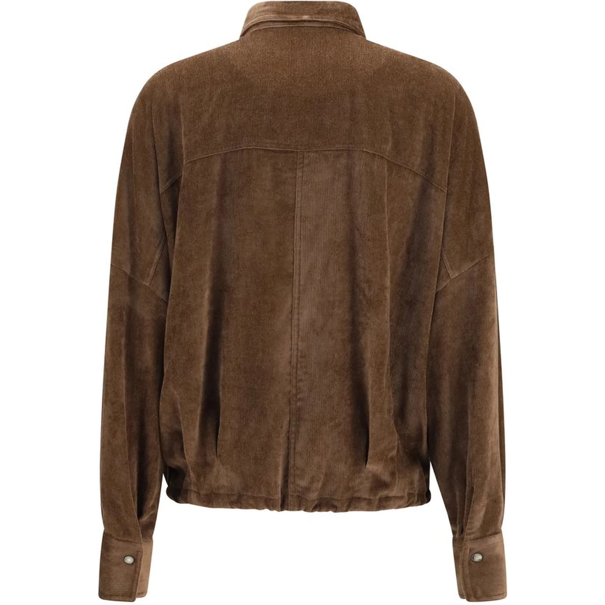 Brown Viscose Pattern Shirt