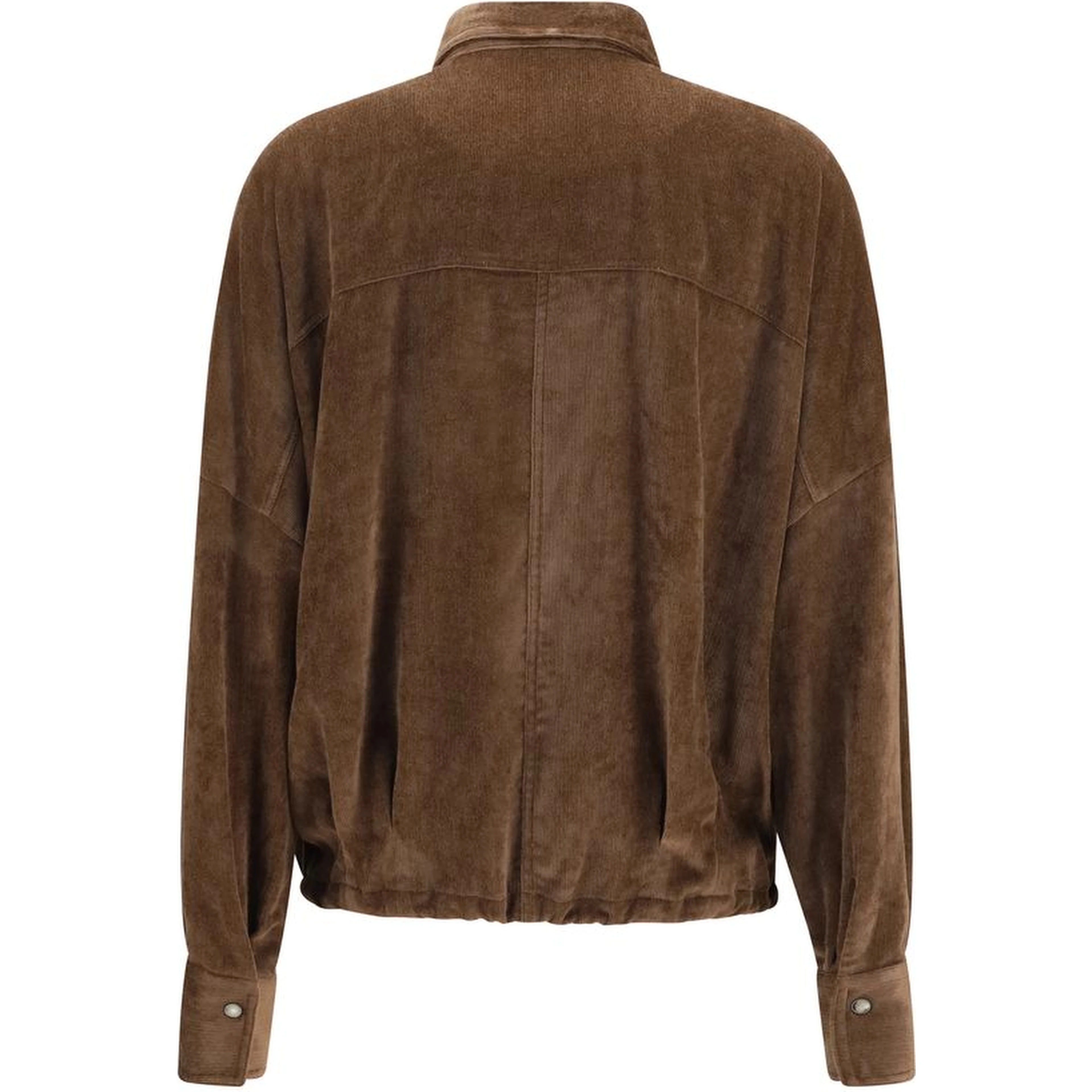 Brown Viscose Pattern Shirt