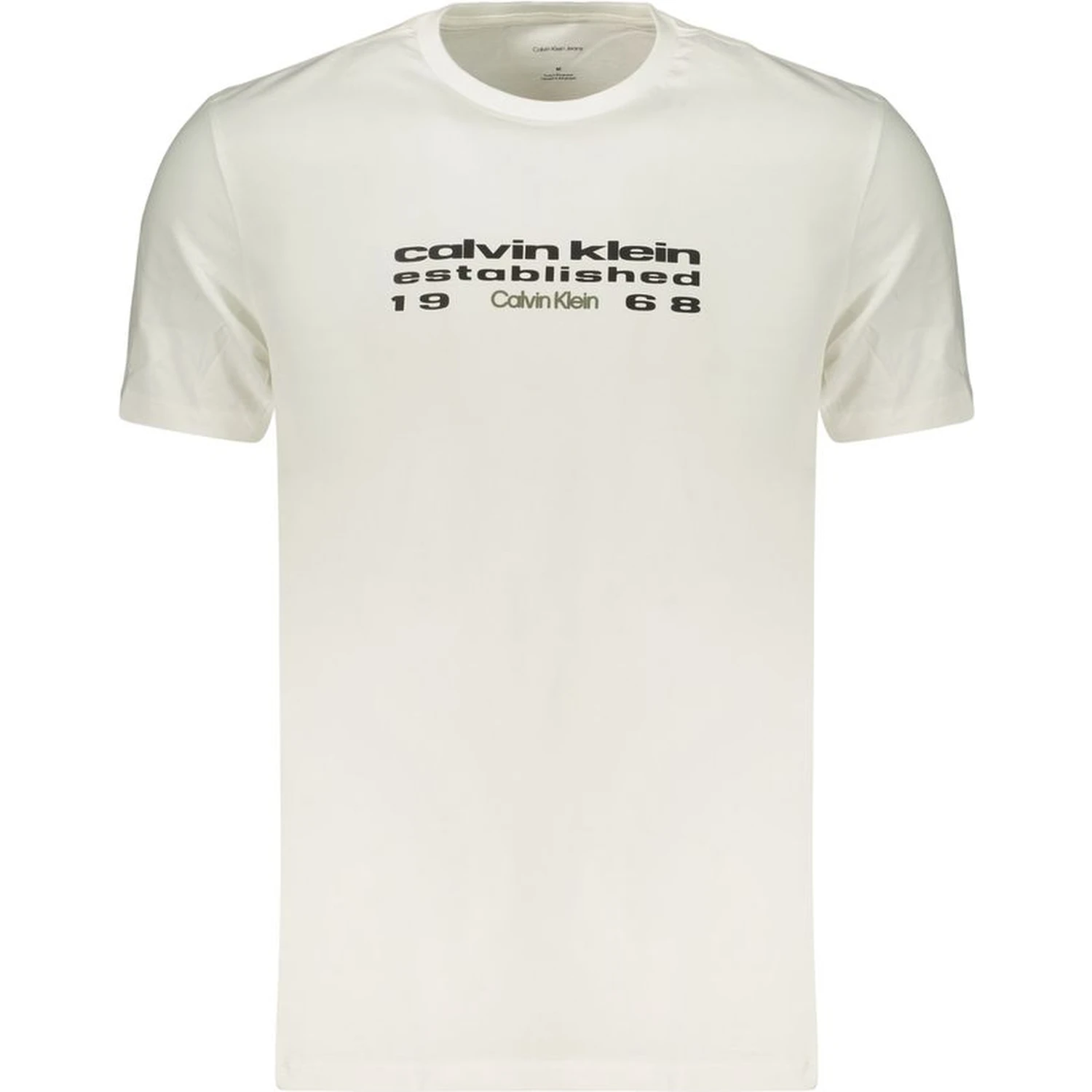 White Cotton Men's T-Shirt