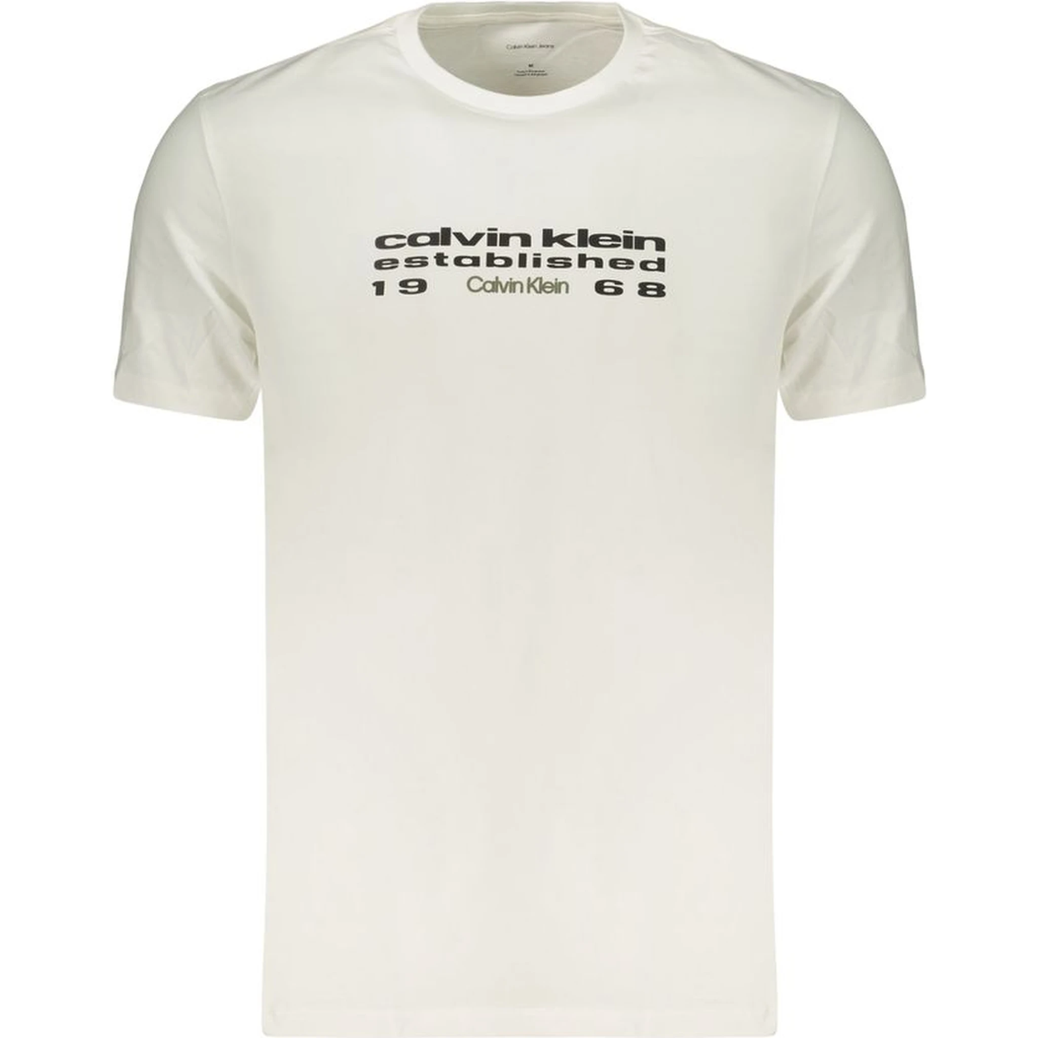 White Cotton Men's T-Shirt