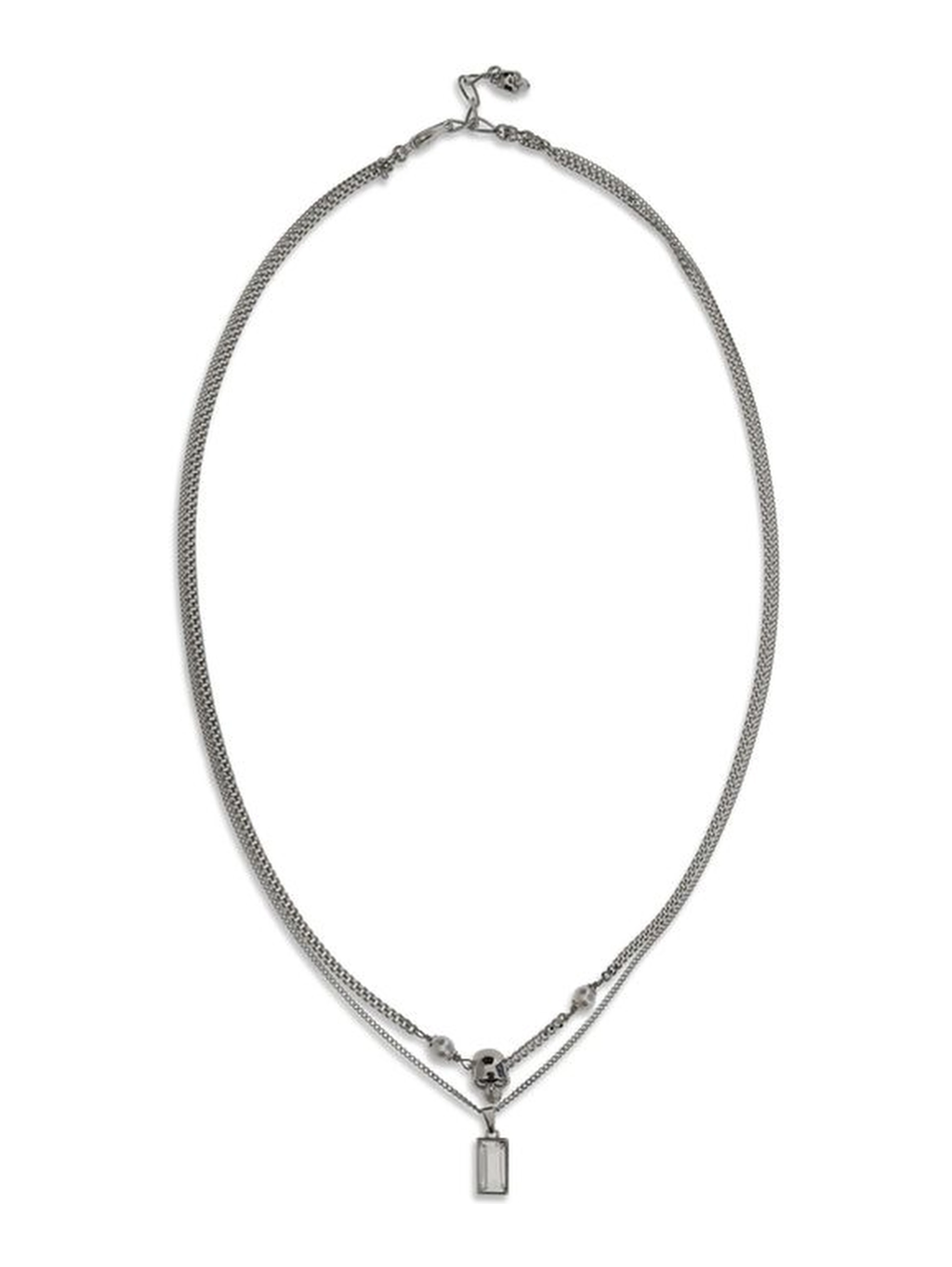 Silver Brass Necklace