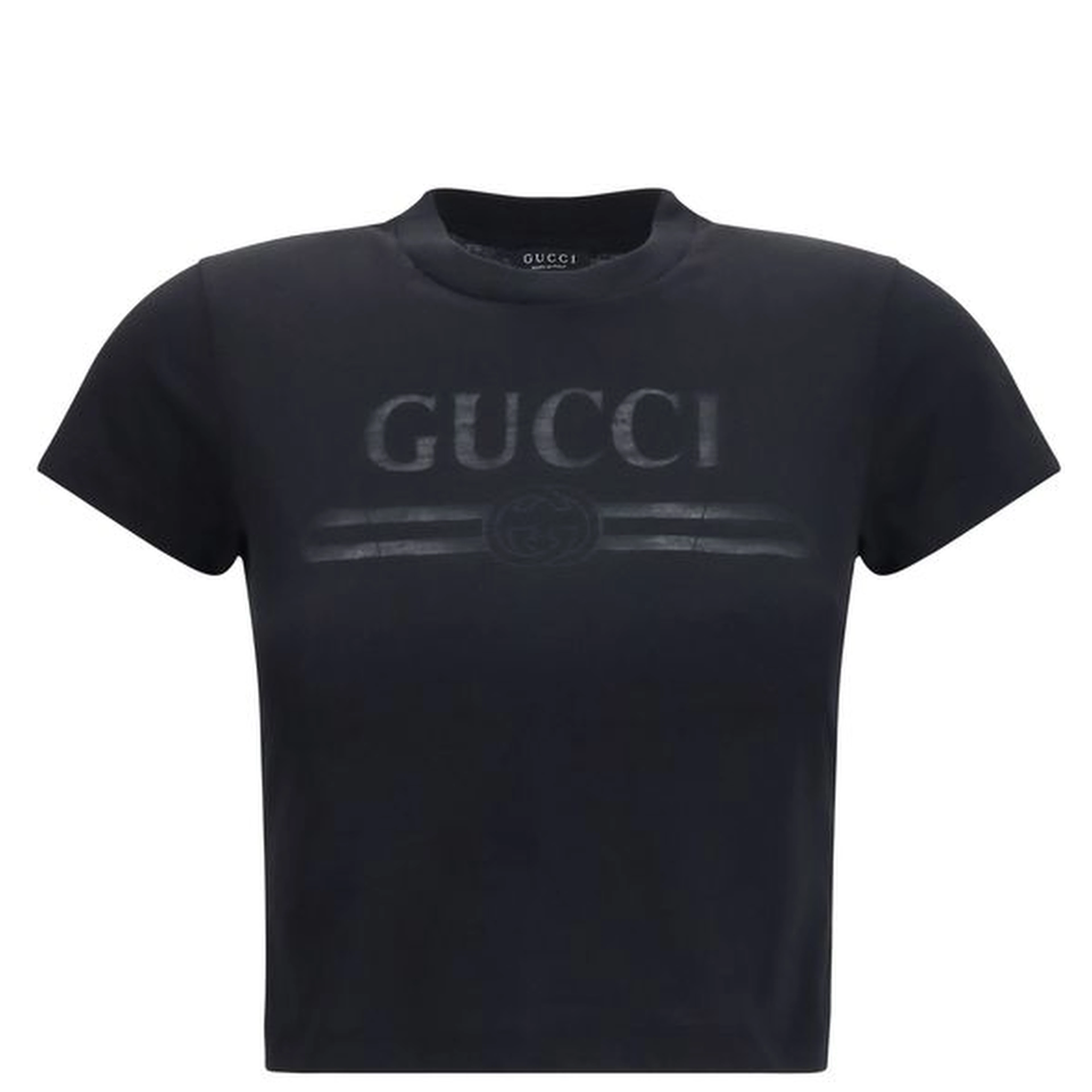 Black Cotton T-Shirt