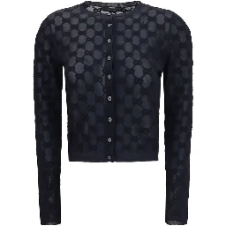 Black Viscose Cardigan