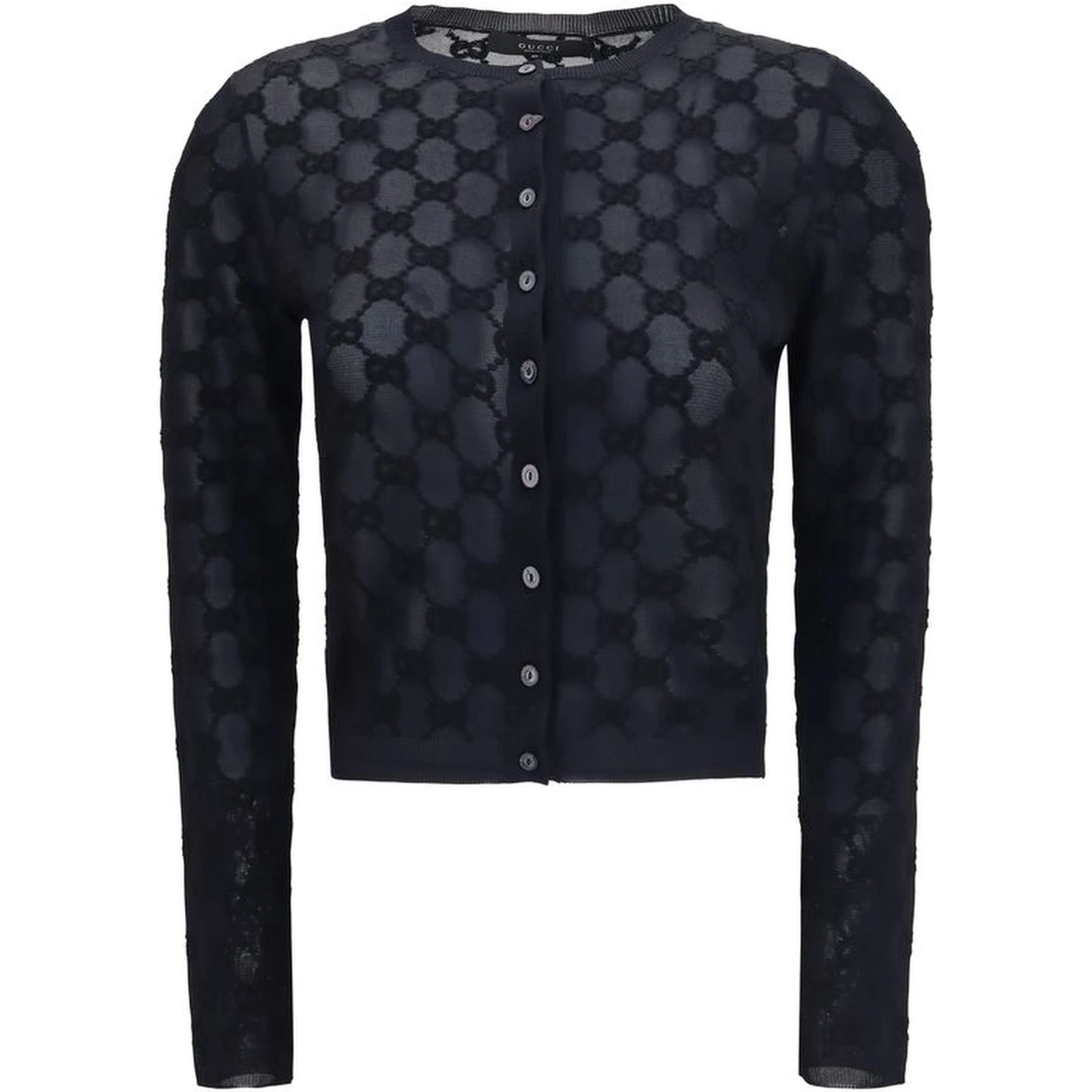 Black Viscose Cardigan