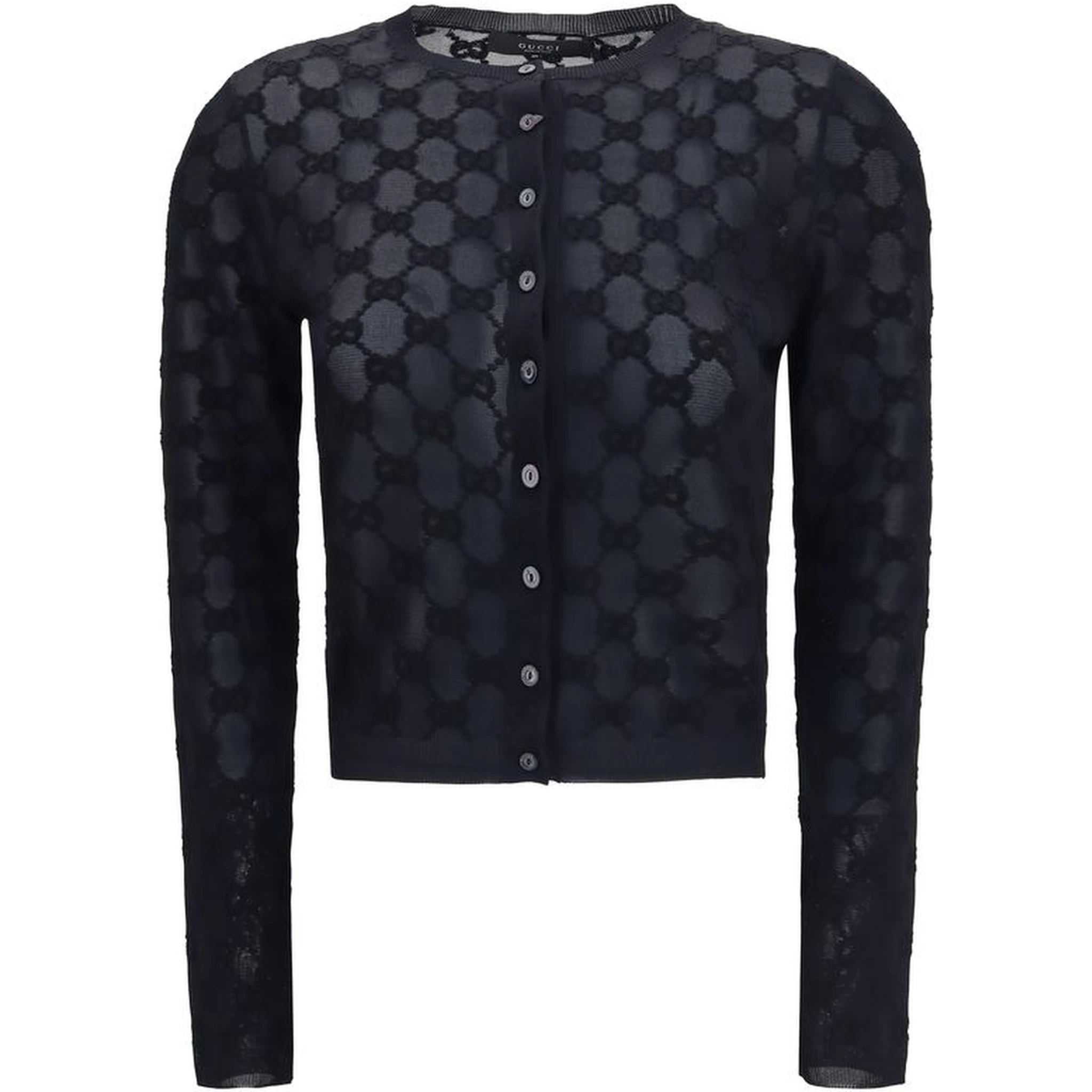 Black Viscose Cardigan