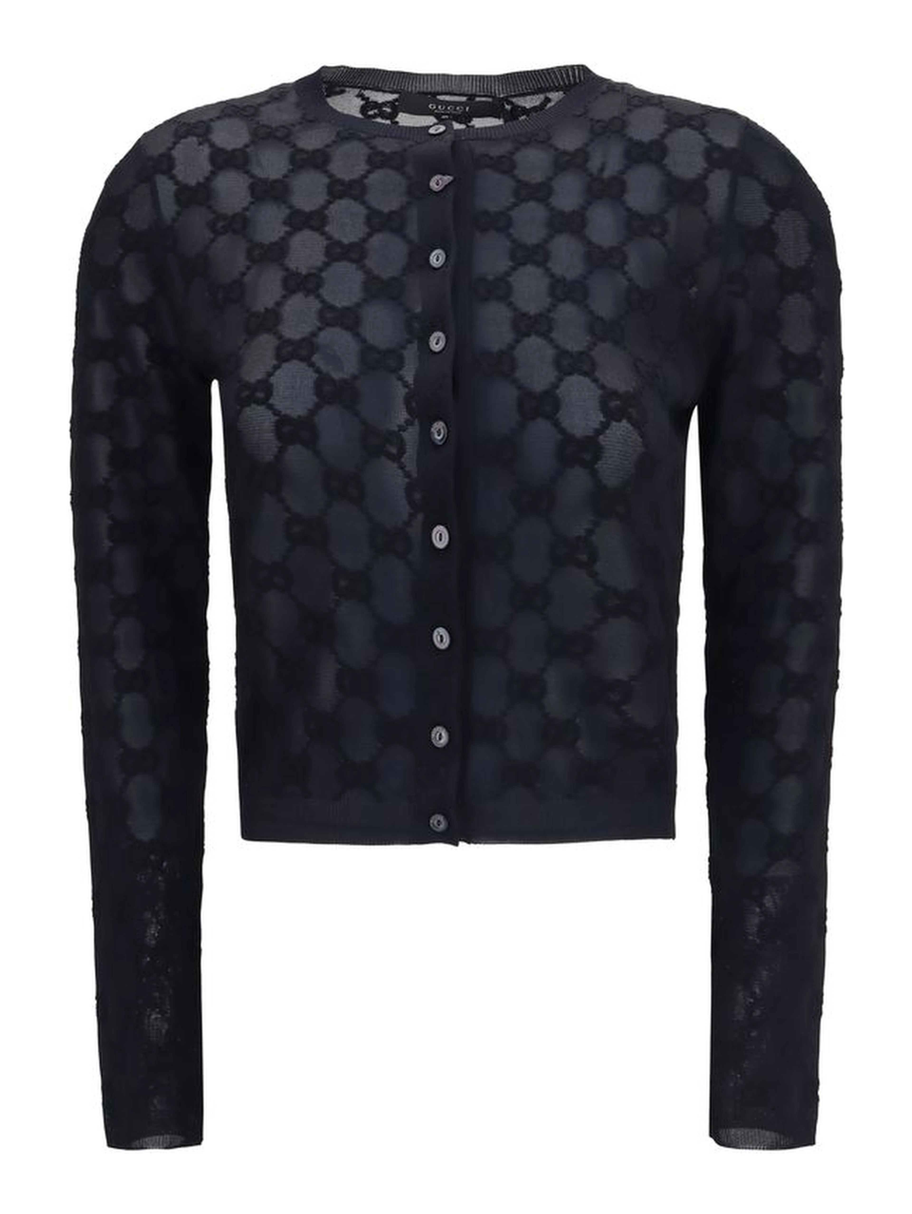 Black Viscose Cardigan