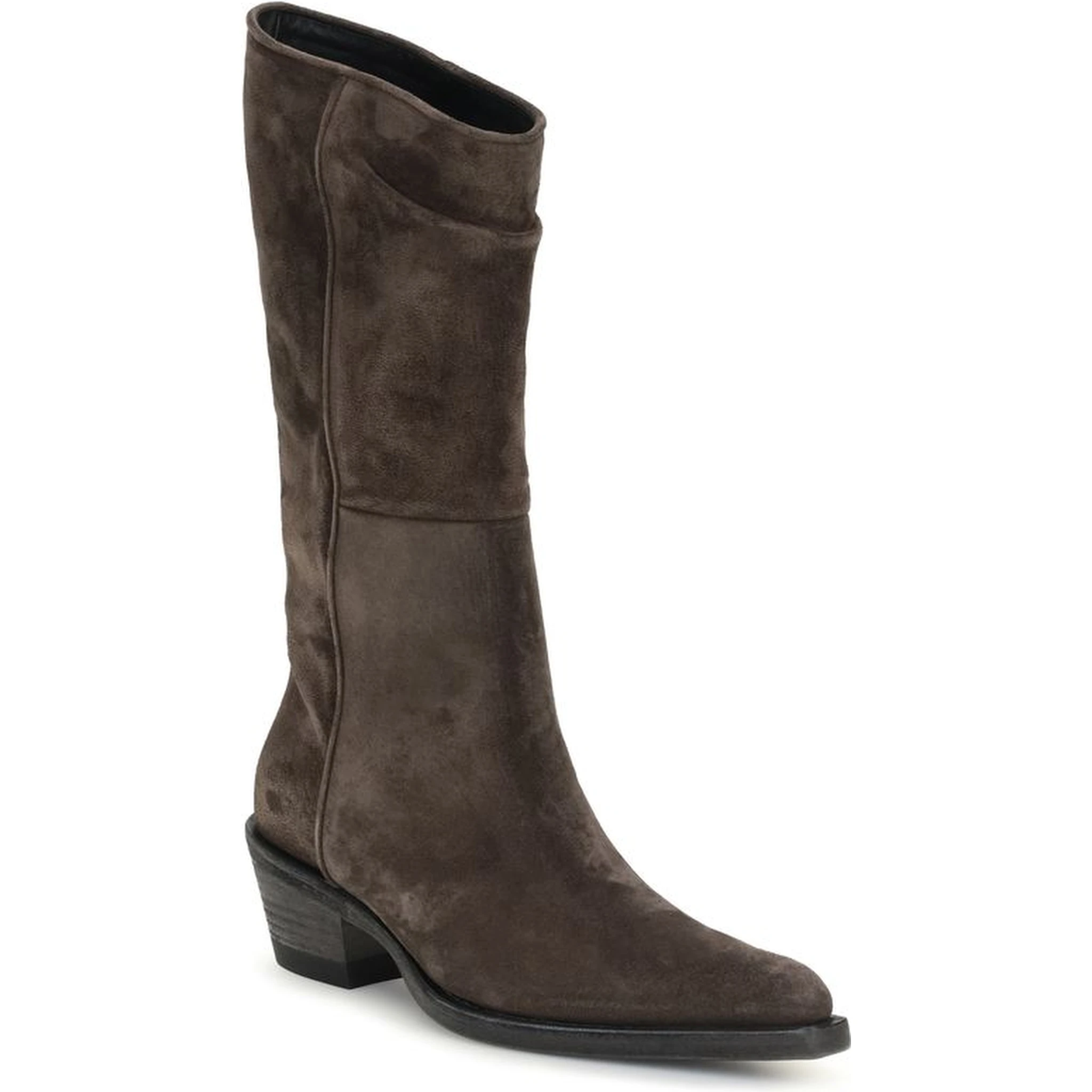 Brown Leather Ankle Boots