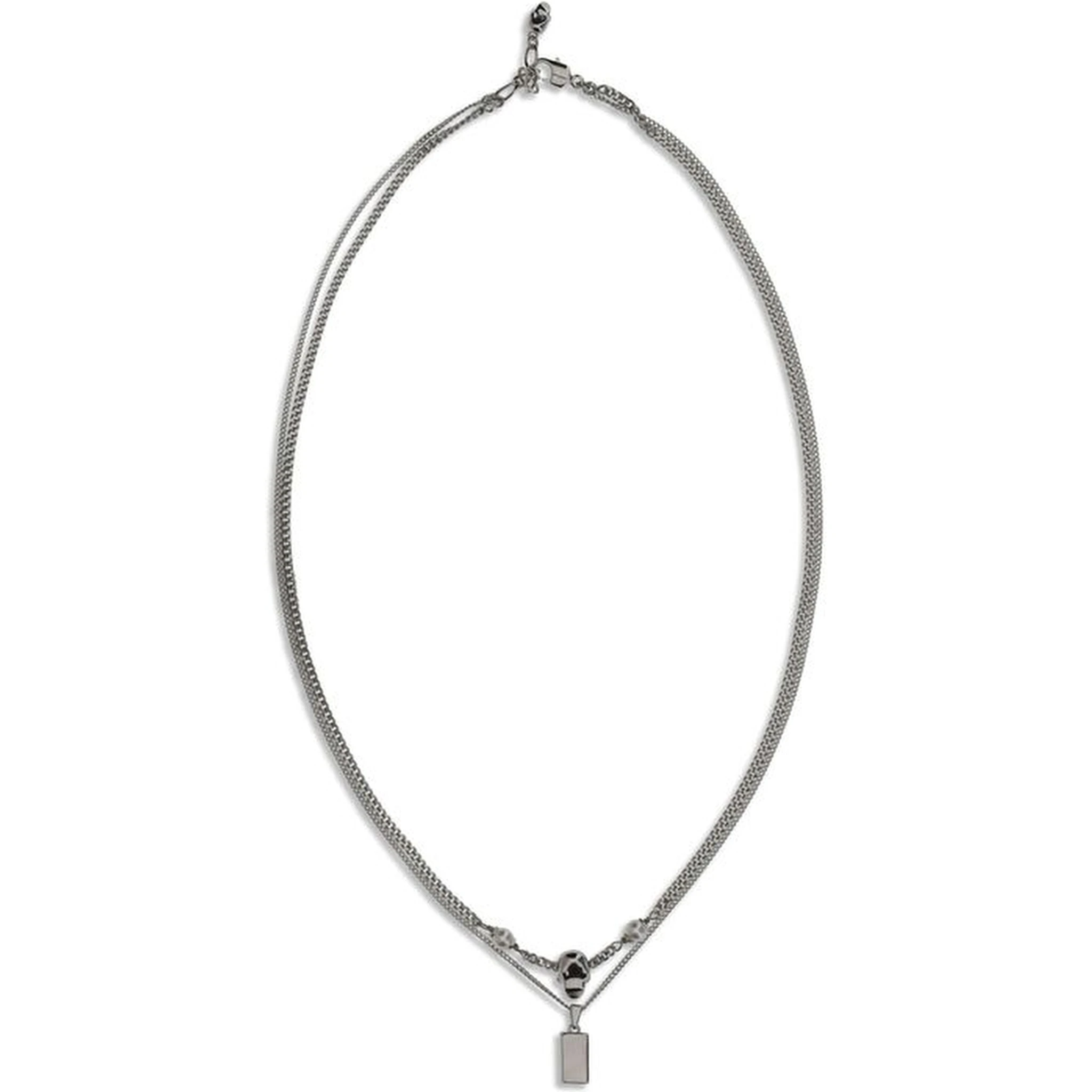 Silver Brass Necklace