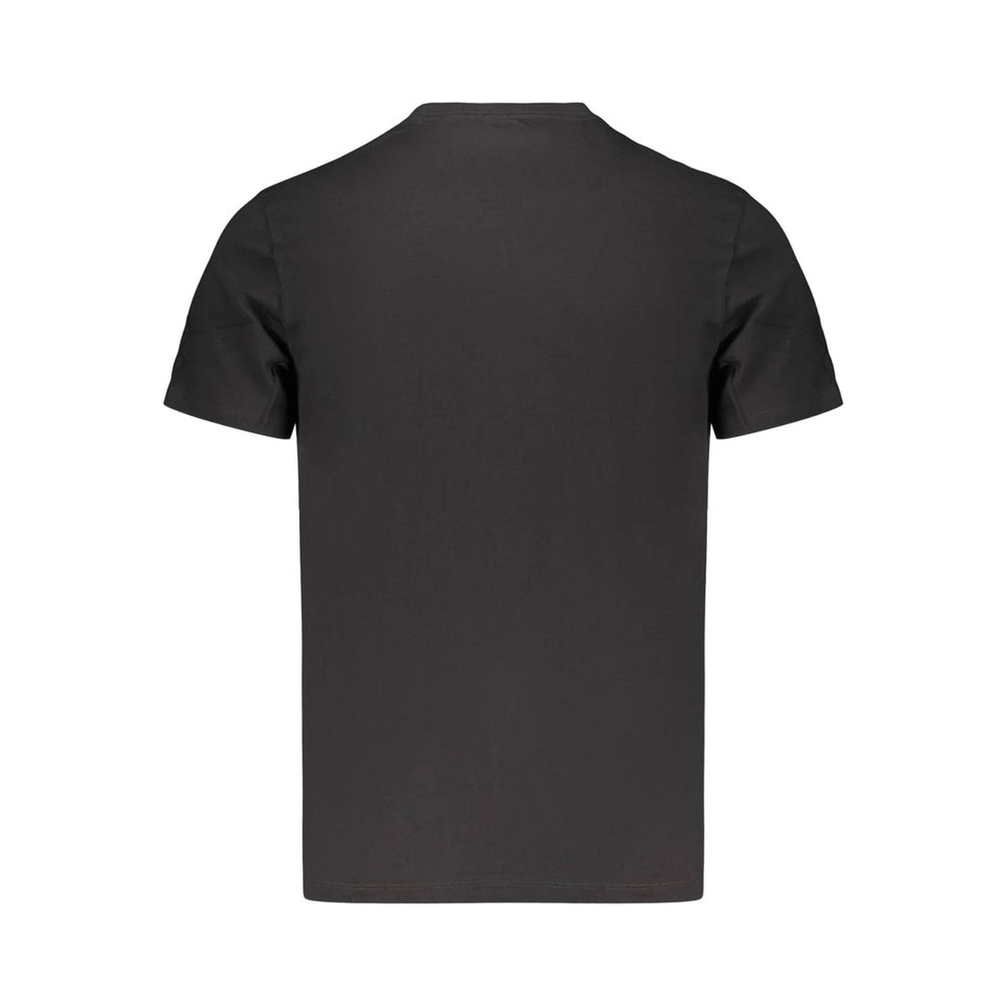 Black Cotton Men's T-Shirt